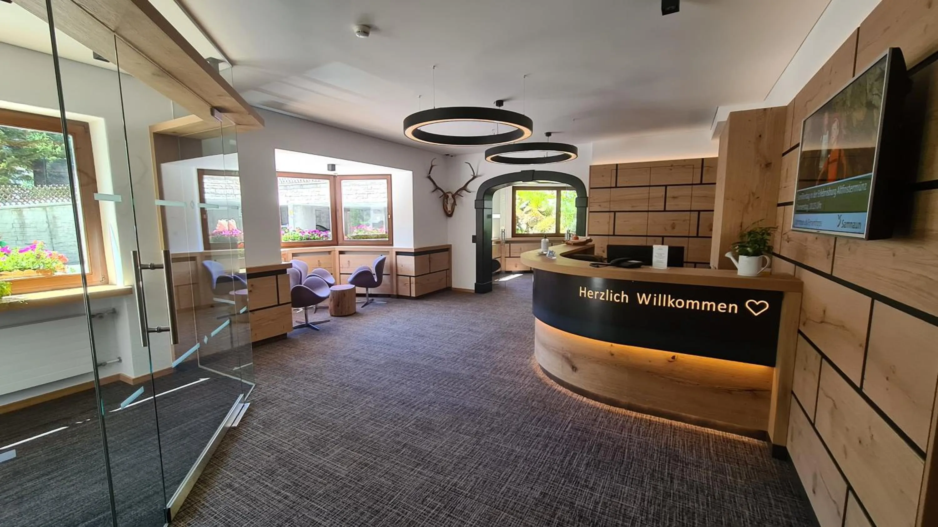 Lobby or reception in Hotel Cresta