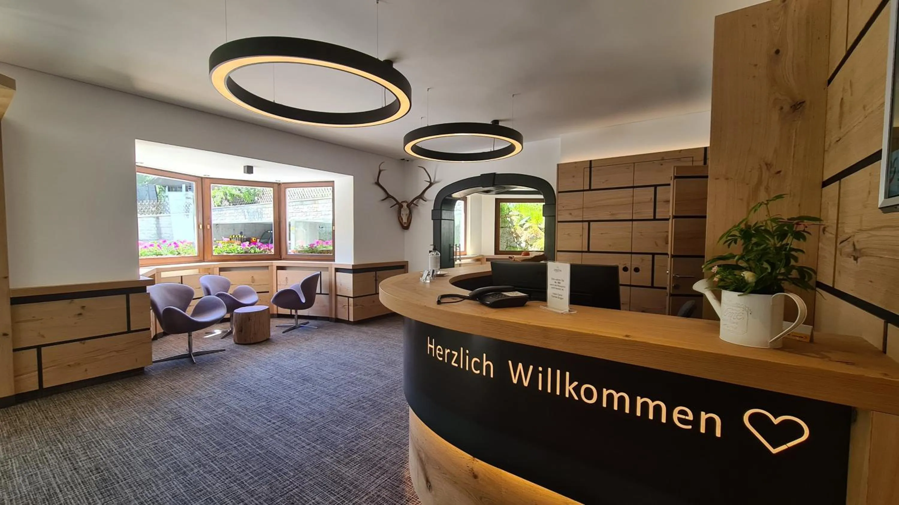 Lobby or reception in Hotel Cresta