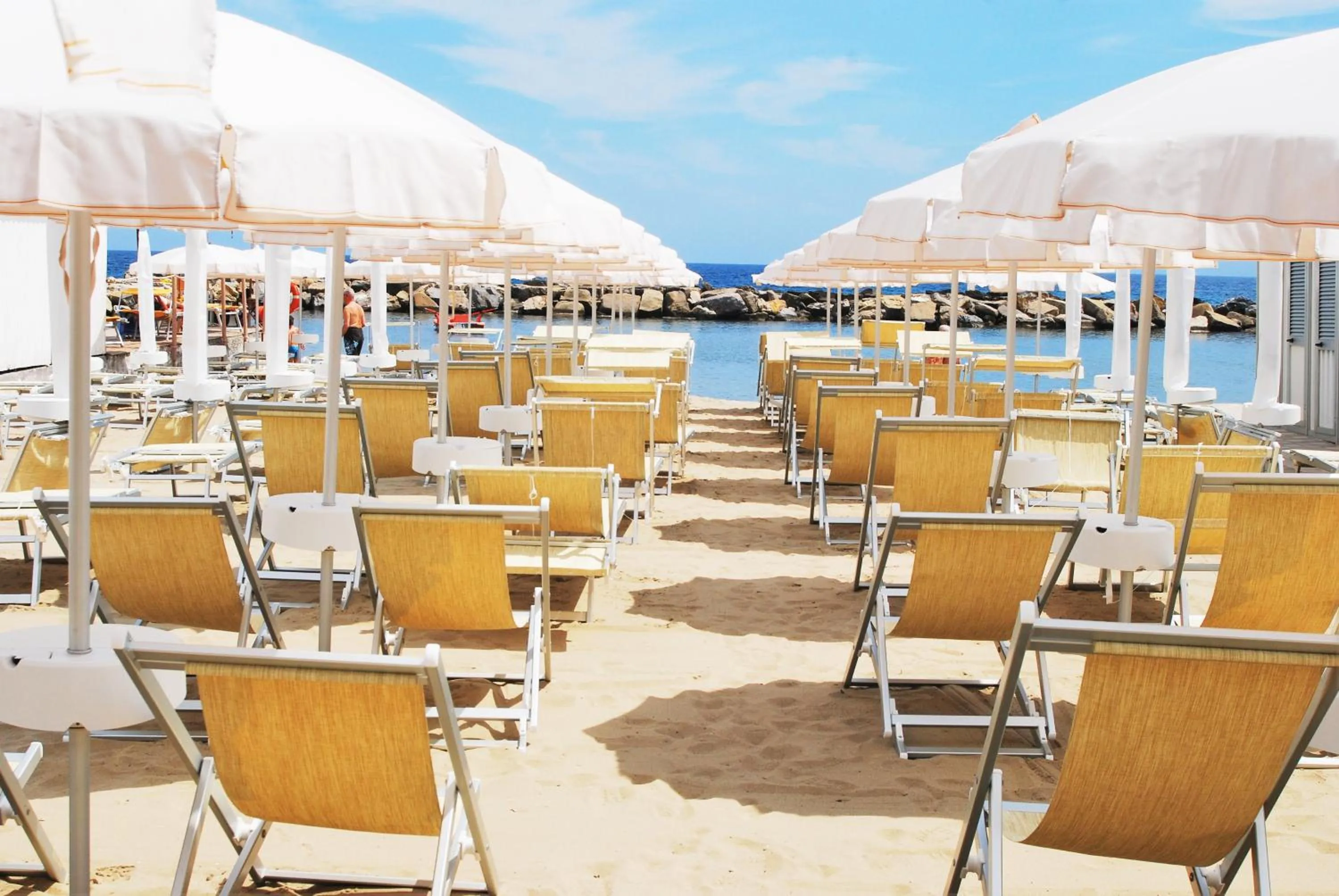 Beach in Hotel Villa Sophia