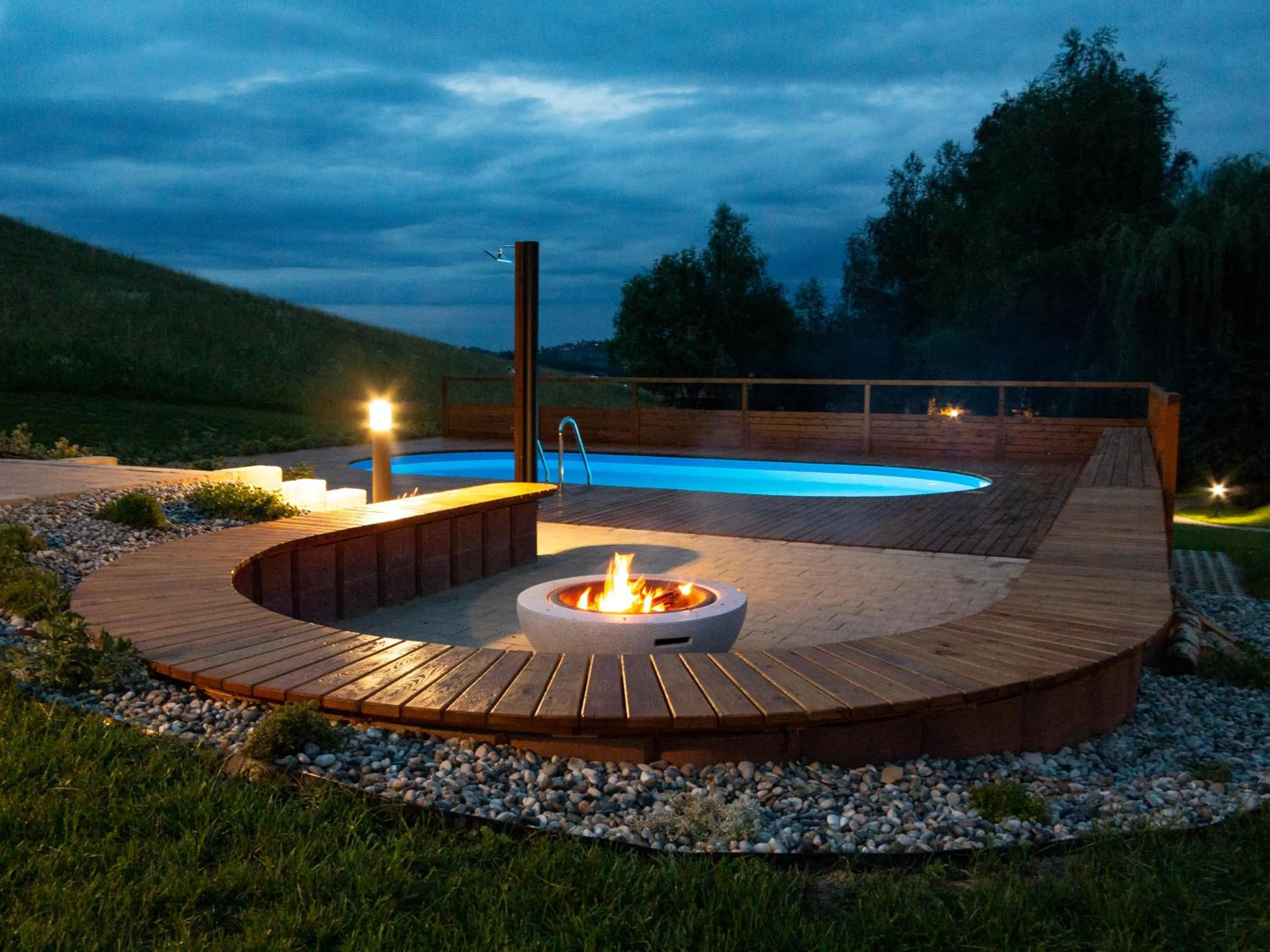 Night in Naturasort Holiday Houses