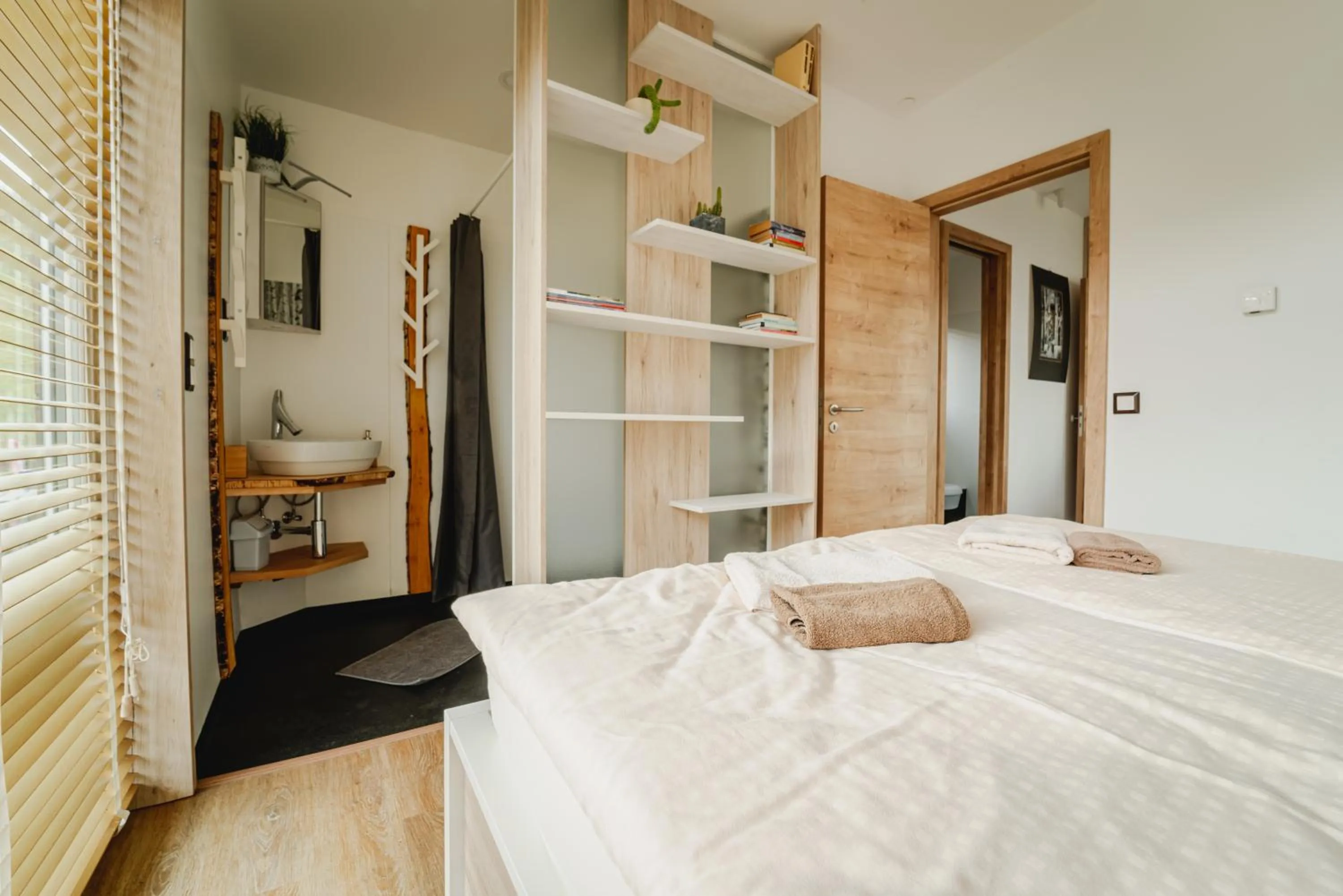 Bedroom, Bed in Naturasort Holiday Houses