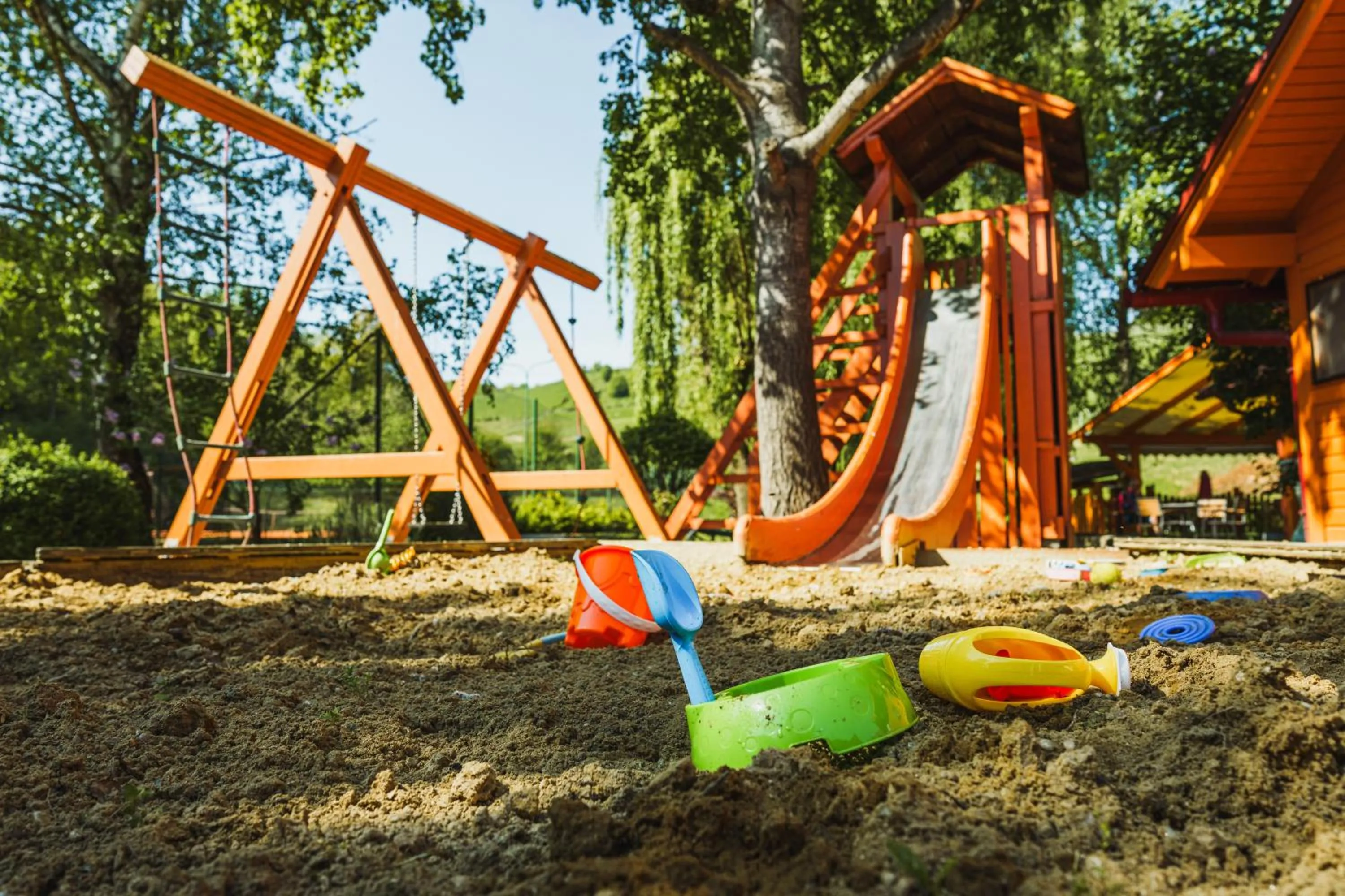 Children play ground in Naturasort Holiday Houses