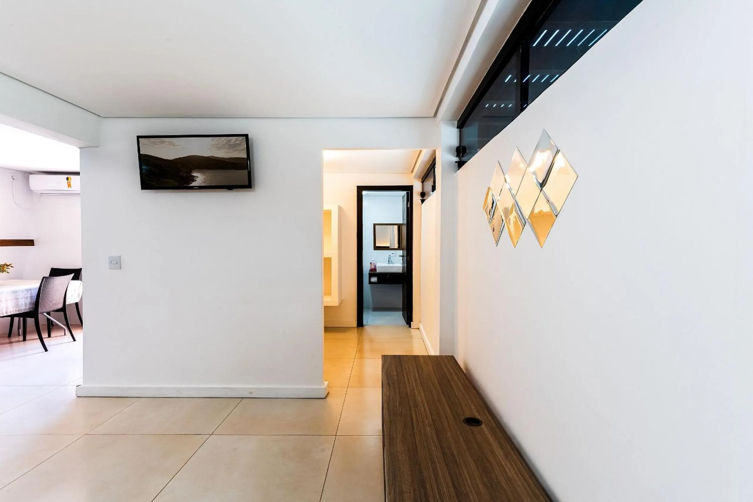 Living room in Pousada Solar dos Lírios - Praia do Rosa