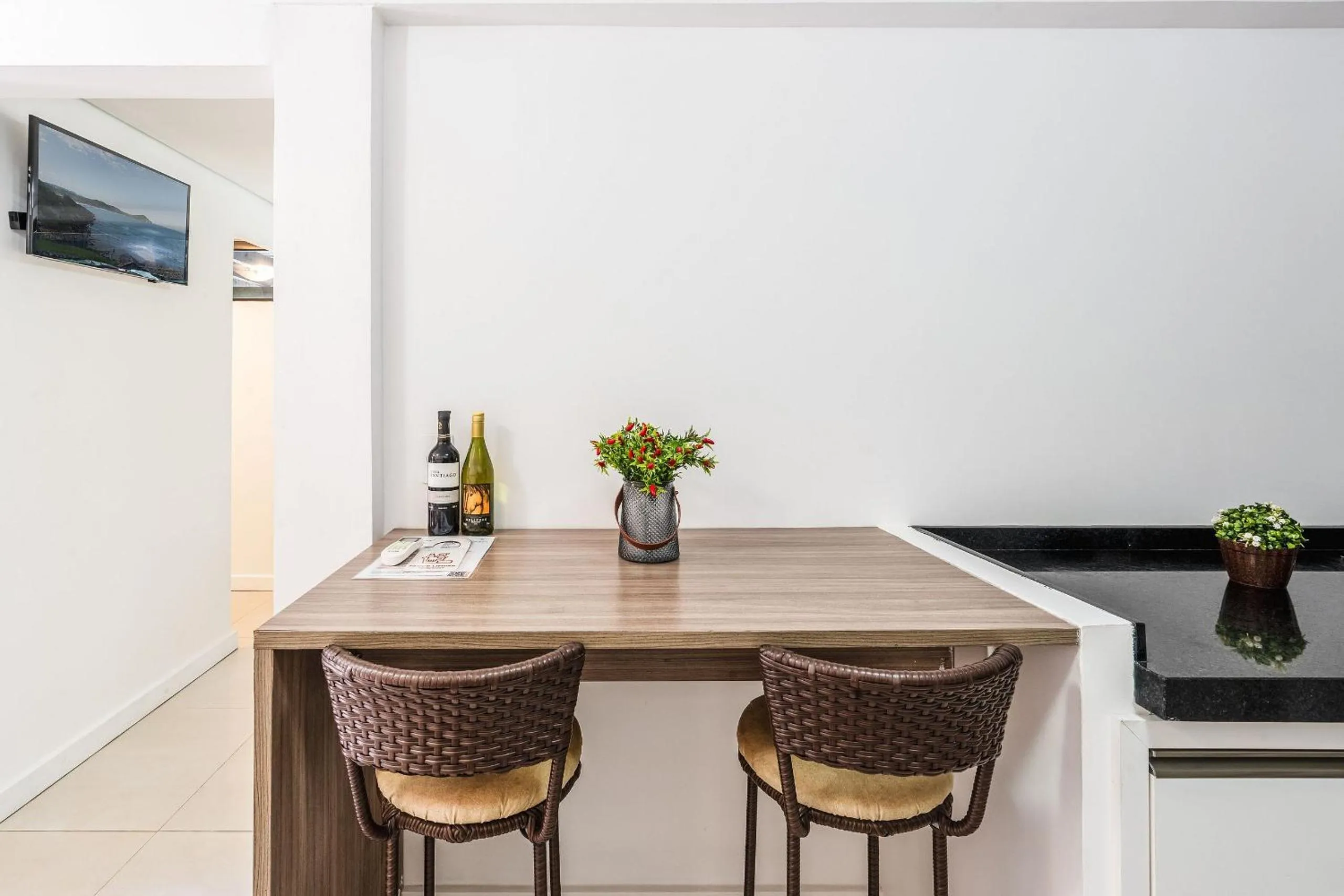 Living room in Pousada Solar dos Lírios - Praia do Rosa