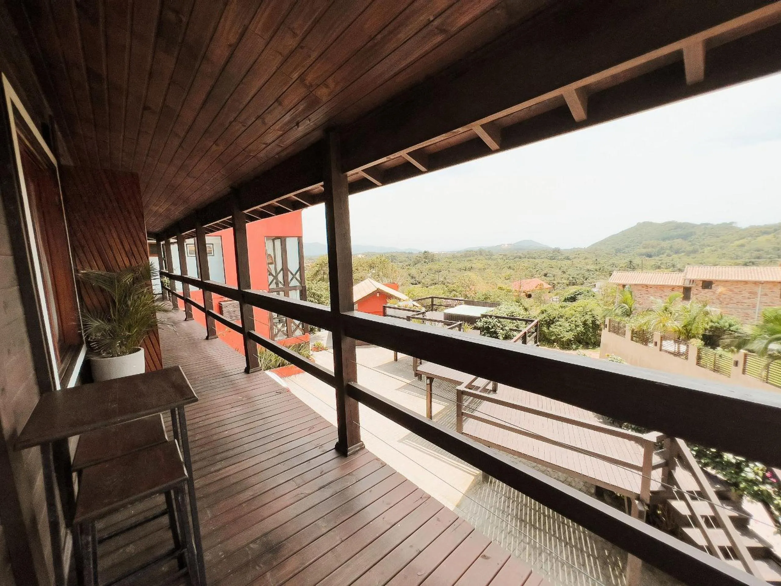 Balcony/Terrace in Pousada Solar dos Lírios - Praia do Rosa