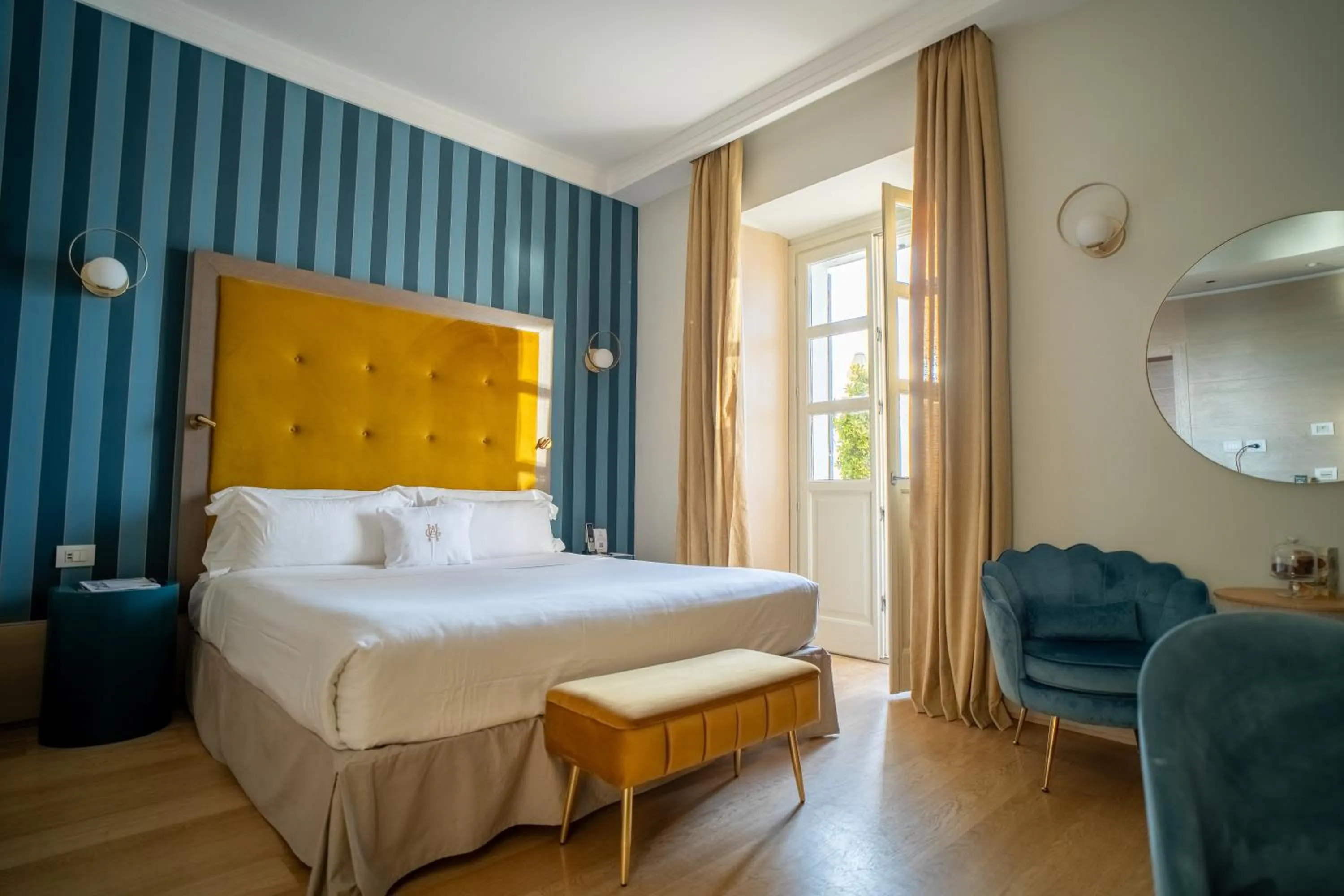 Bed in Grand Hotel Alassio Beach & Spa Resort - The Leading Hotels of the World