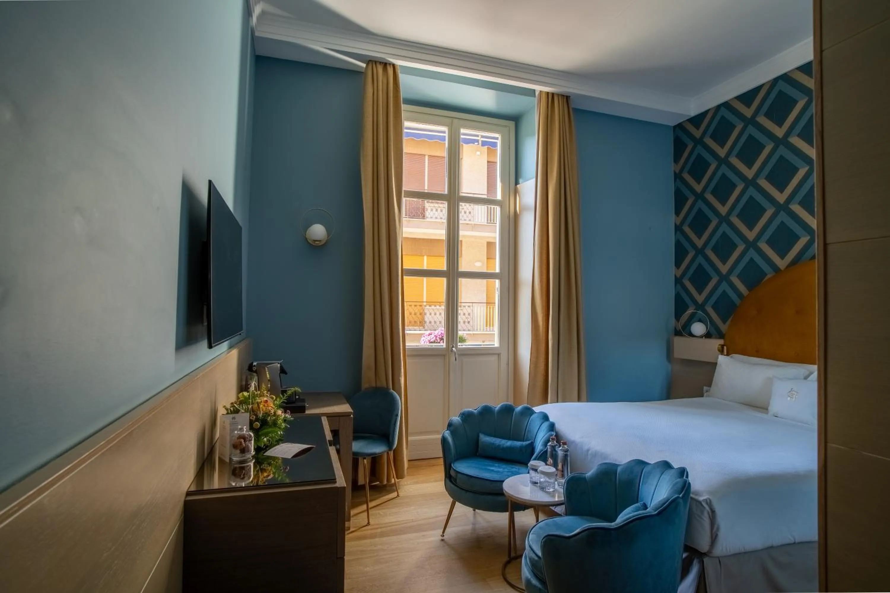 Bed in Grand Hotel Alassio Beach & Spa Resort - The Leading Hotels of the World