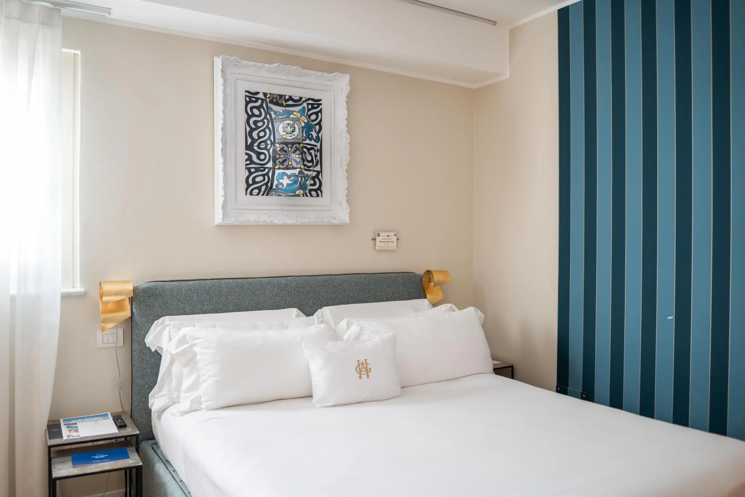 Bed in Grand Hotel Alassio Beach & Spa Resort - The Leading Hotels of the World