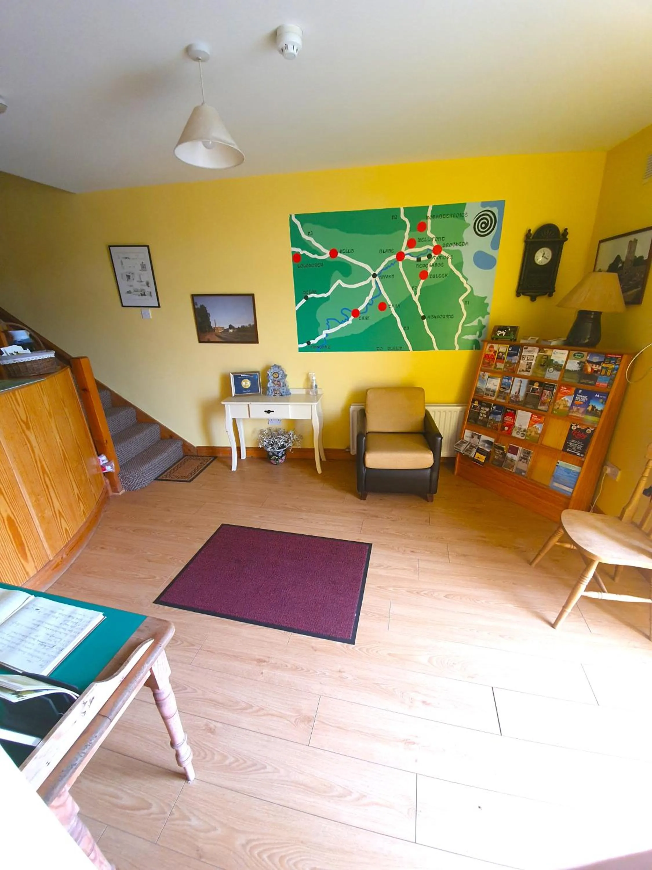 Lobby or reception in Slane Farm Hostel, Cottages and Camping