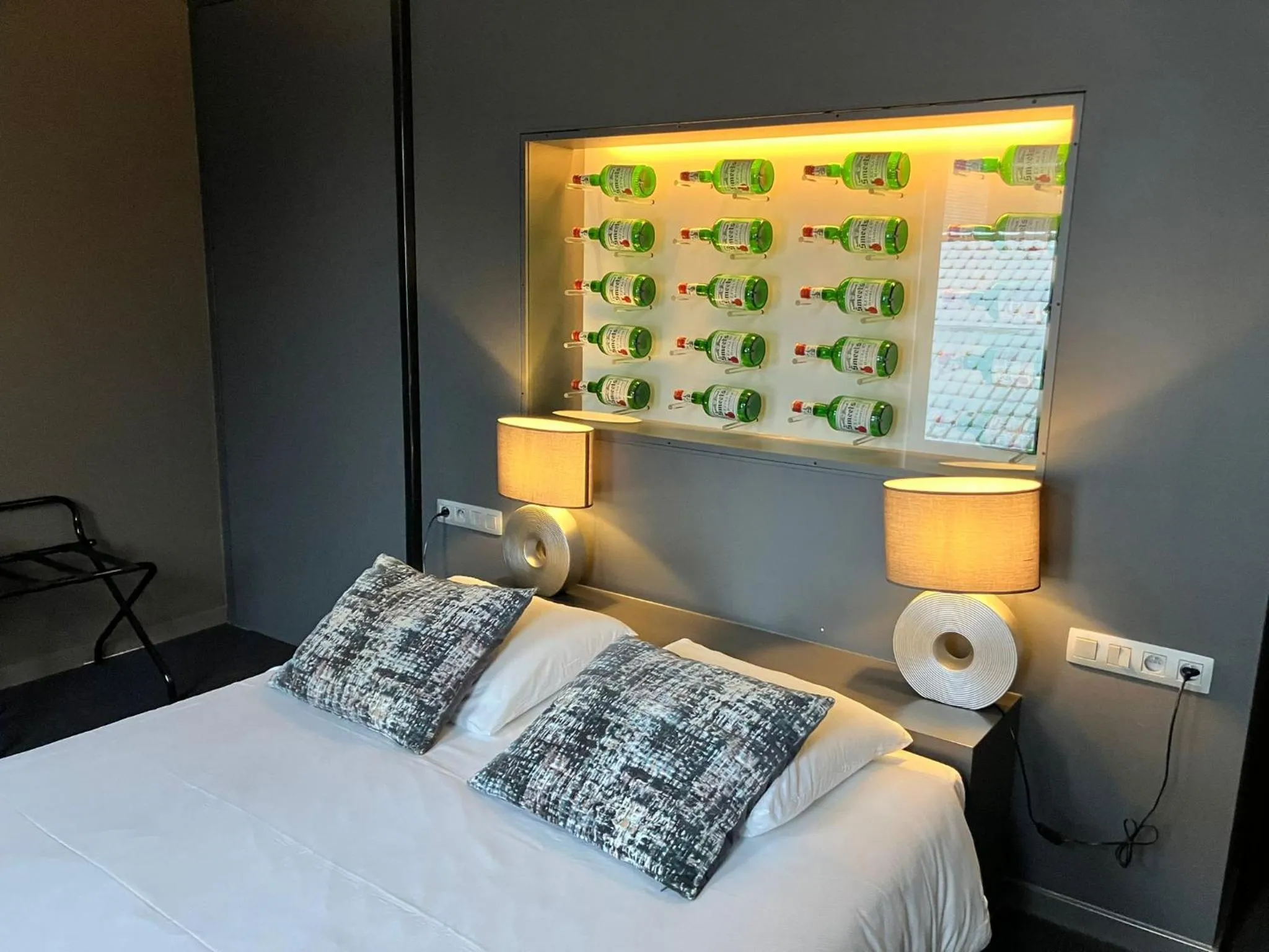 Bed in Hotel De Groene Hendrickx