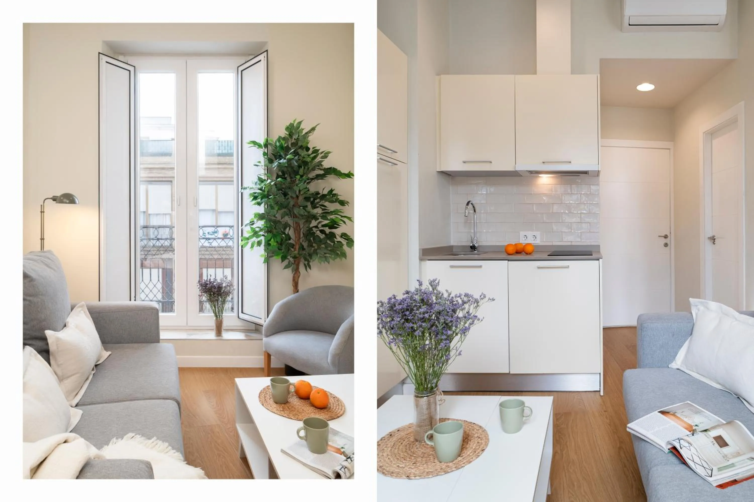 Kitchen or kitchenette in Ópera Apartments Alameda