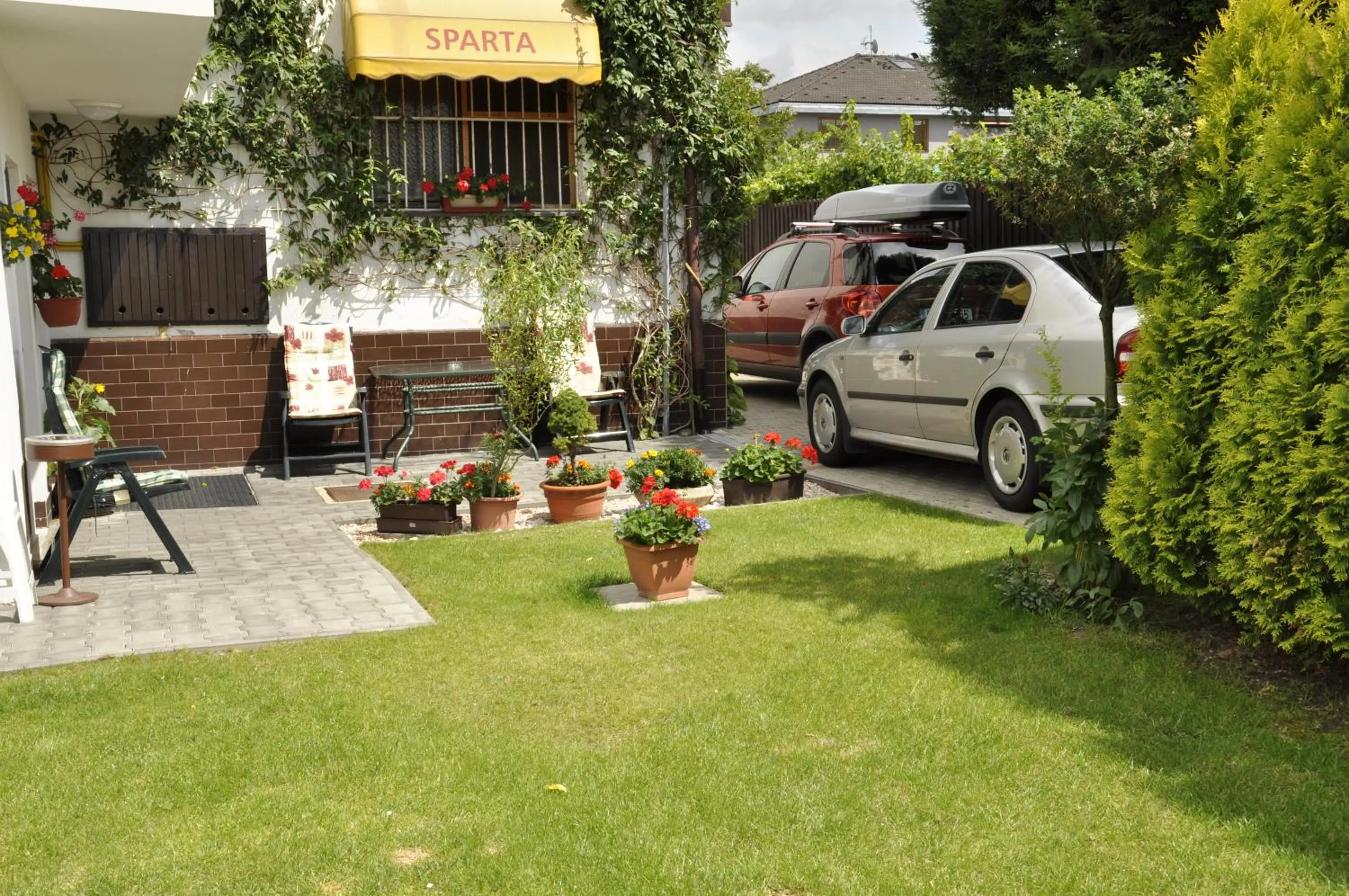 Garden in Pension Sparta