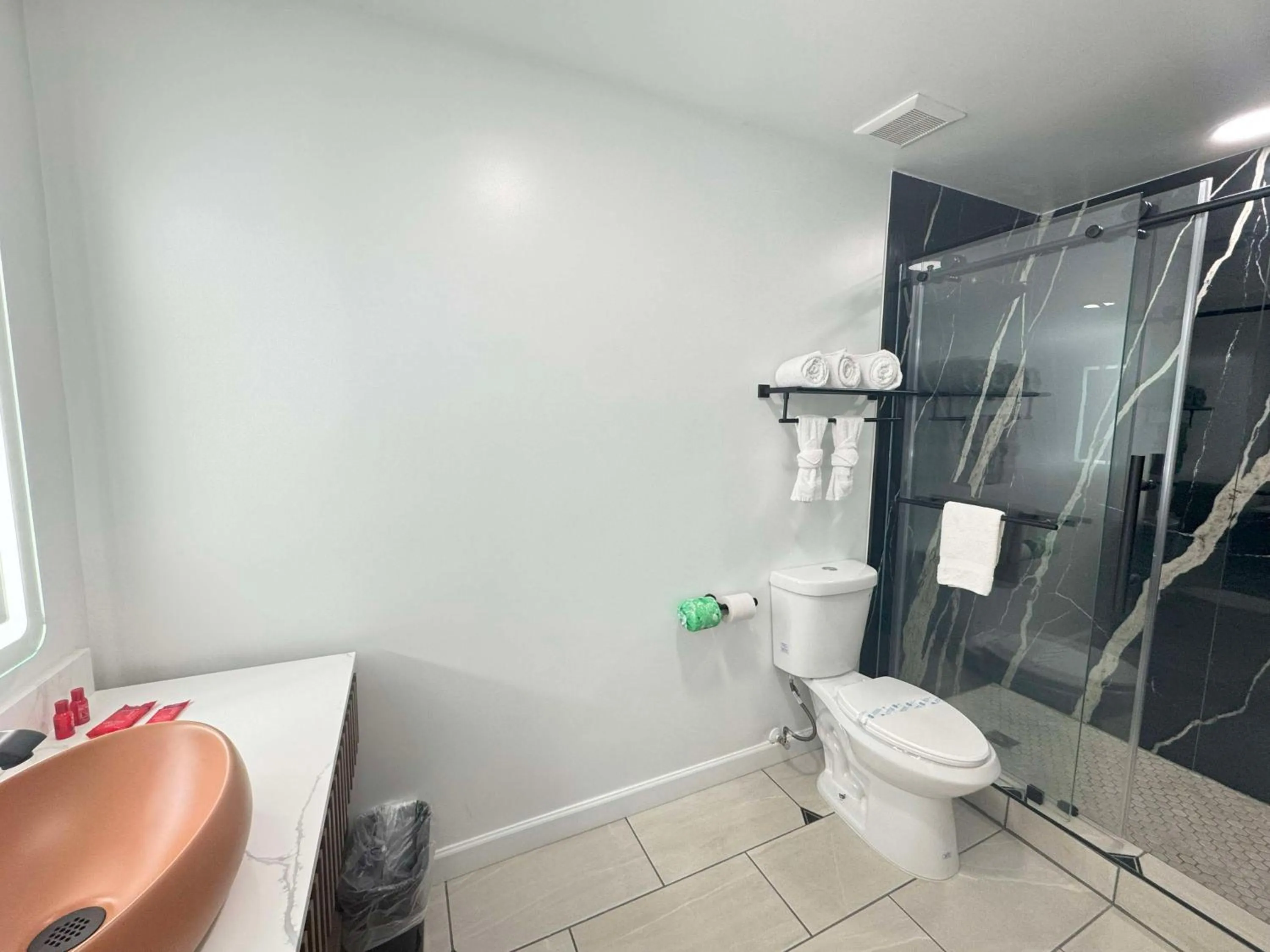 Bathroom in SureStay by Best Western Morgan Hill