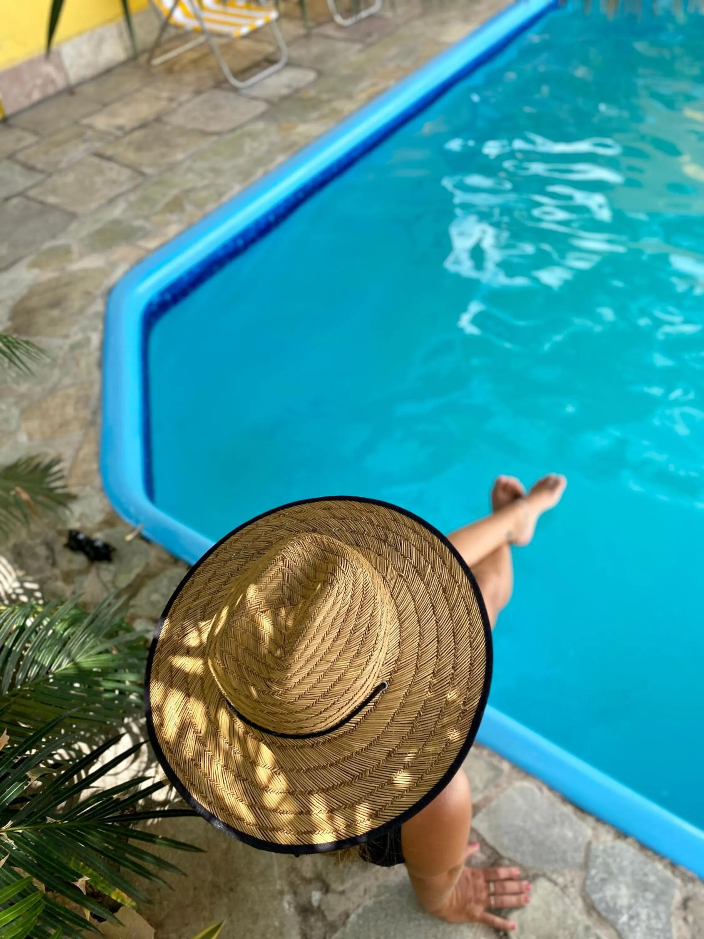 Swimming pool in Aguamarinha Pousada