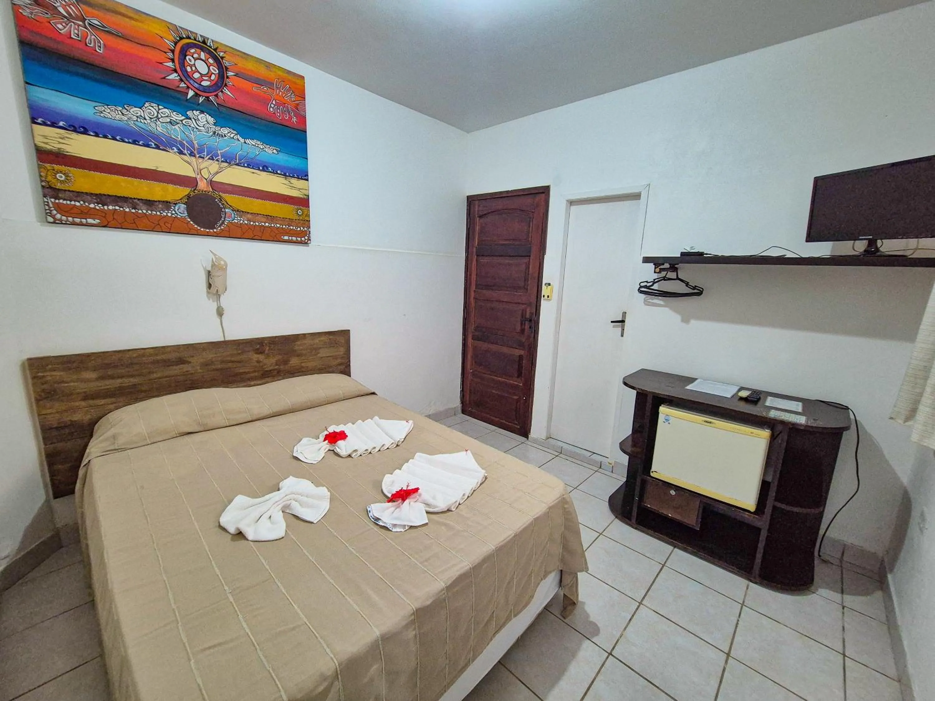 Bedroom, Bed in Aguamarinha Pousada