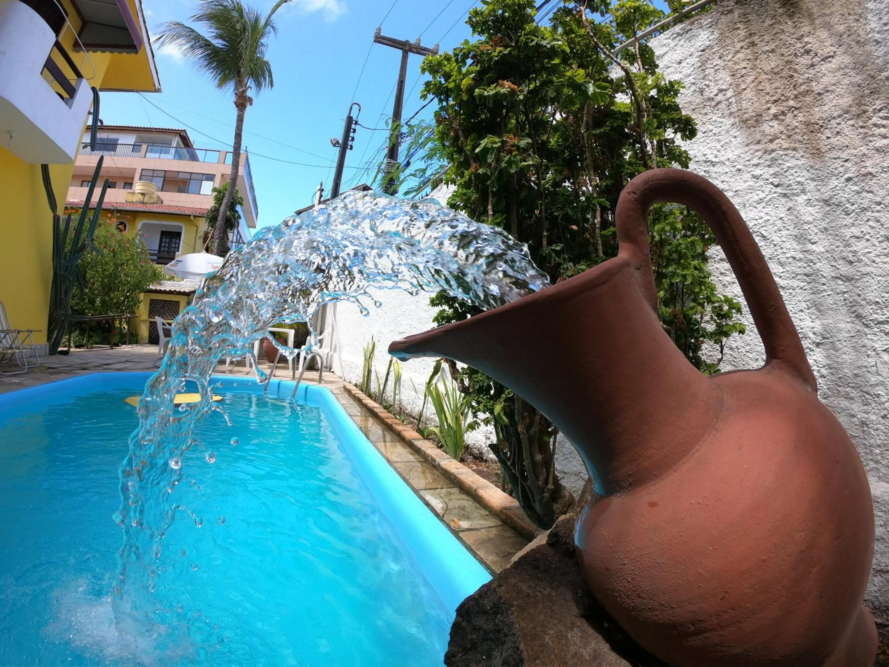 Swimming pool in Aguamarinha Pousada