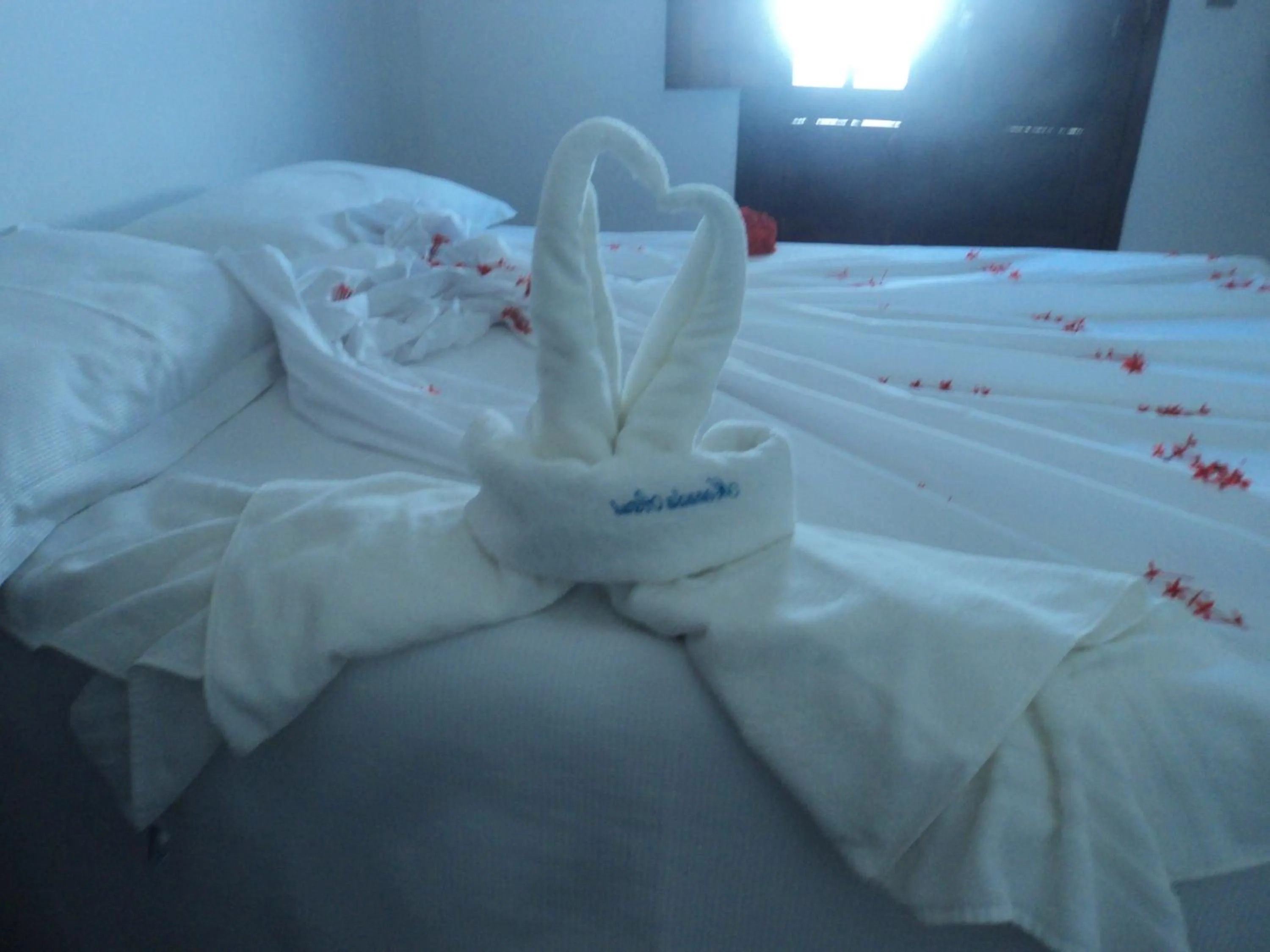 Bed in Pousada Morada Azul