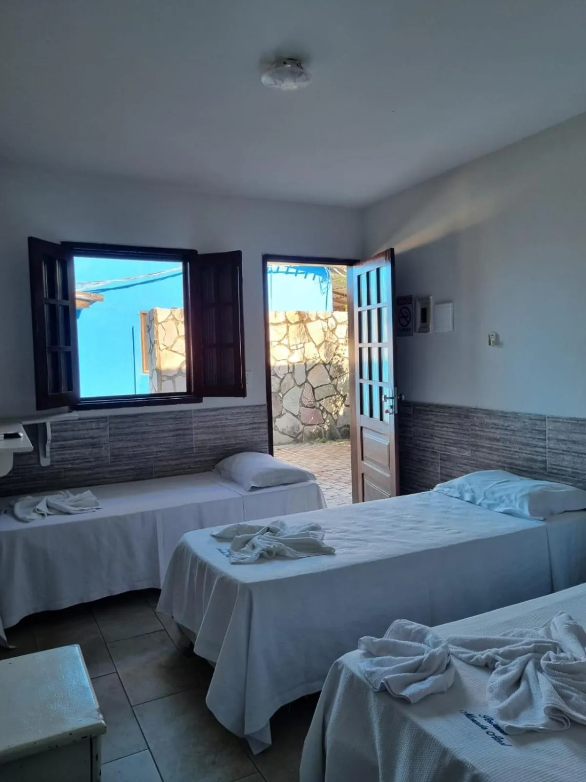 Bed in Pousada Morada Azul