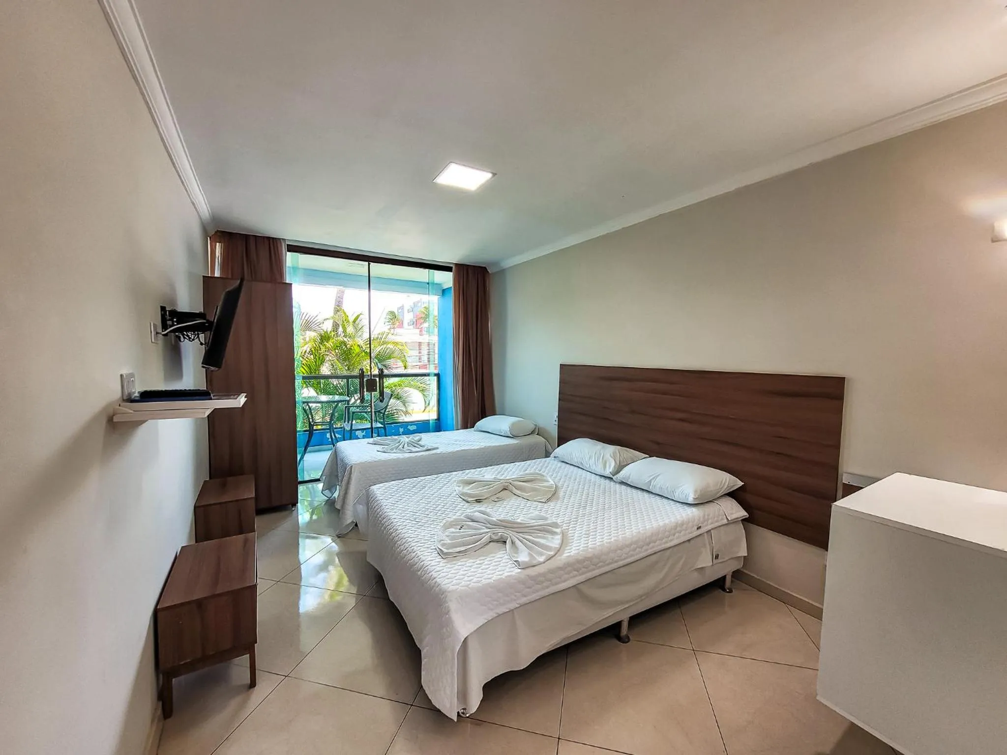 Bed in Pousada Morada Azul