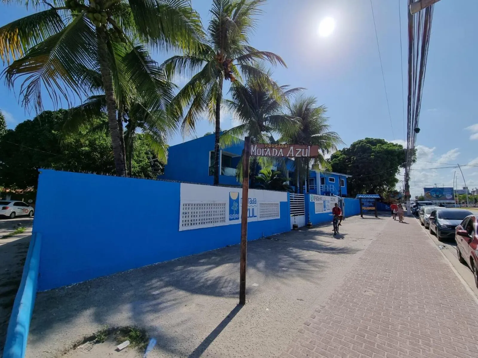 Facade/entrance in Pousada Morada Azul