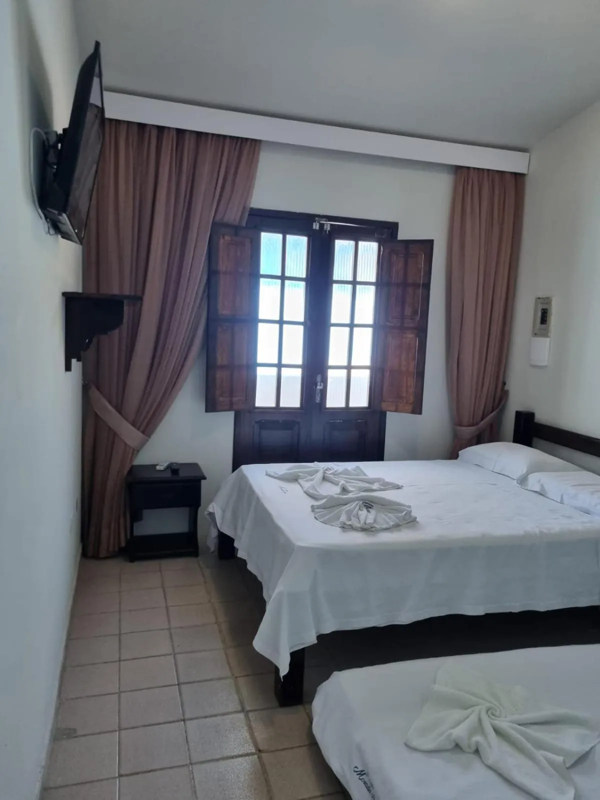 Bed in Pousada Morada Azul