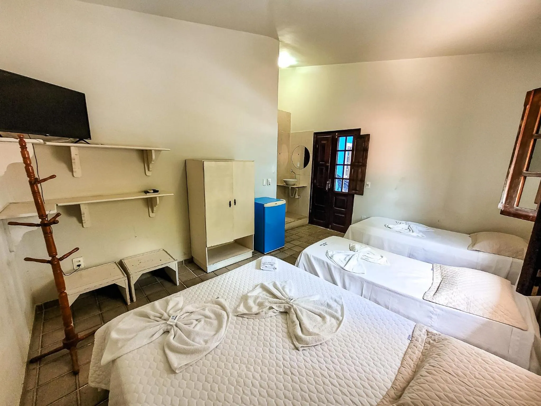 Bed in Pousada Morada Azul