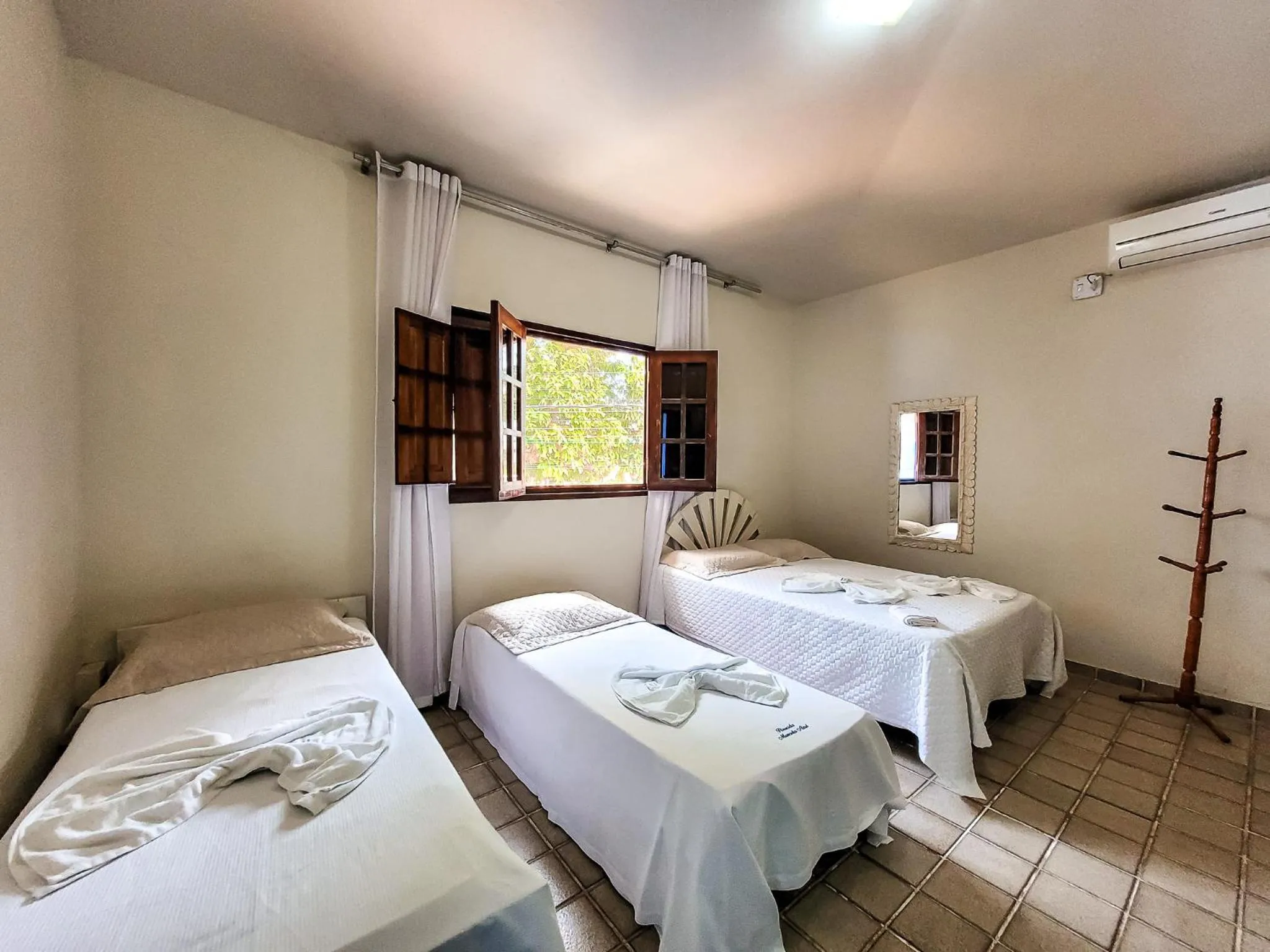 Bed in Pousada Morada Azul