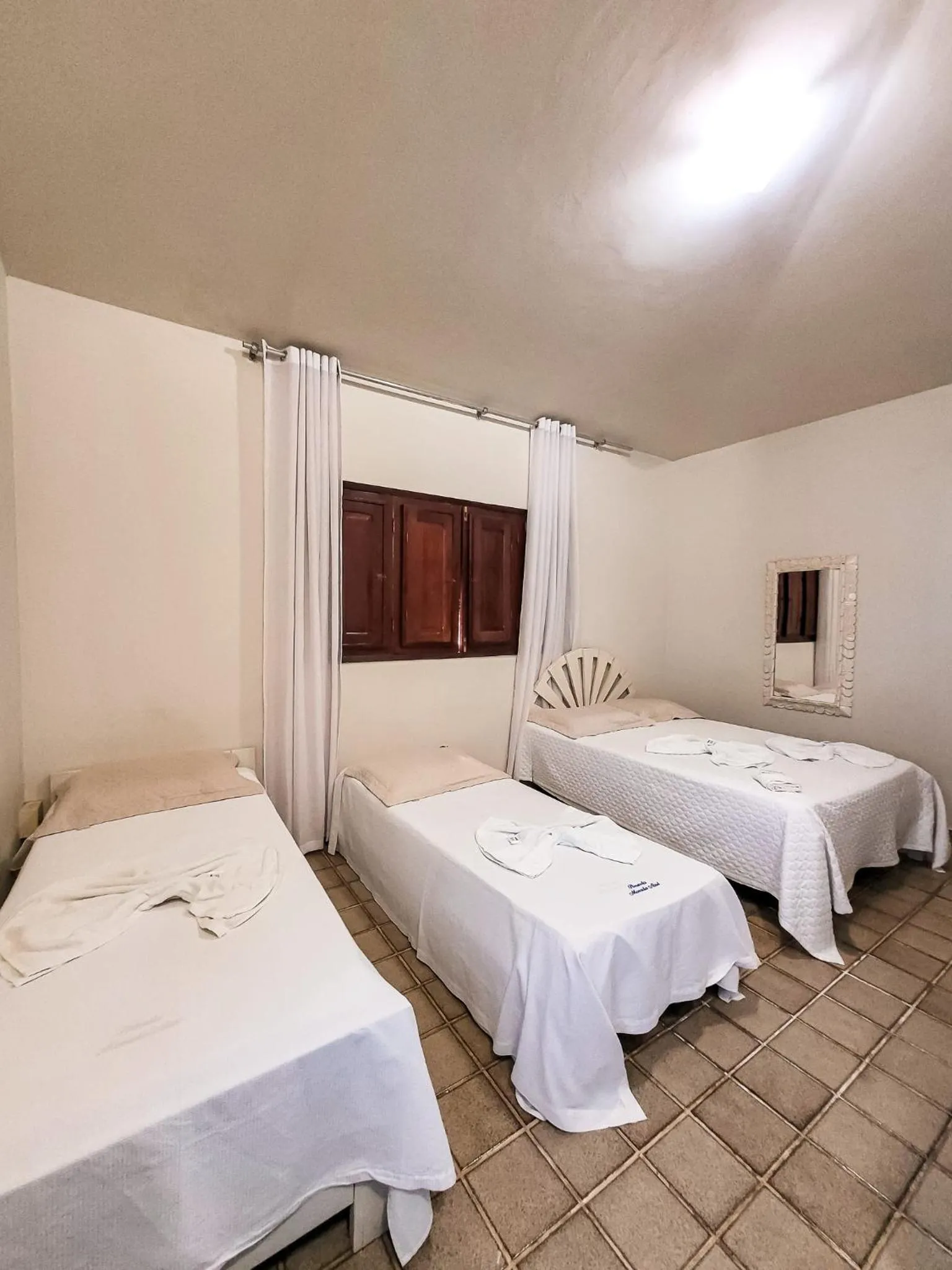 Bed in Pousada Morada Azul