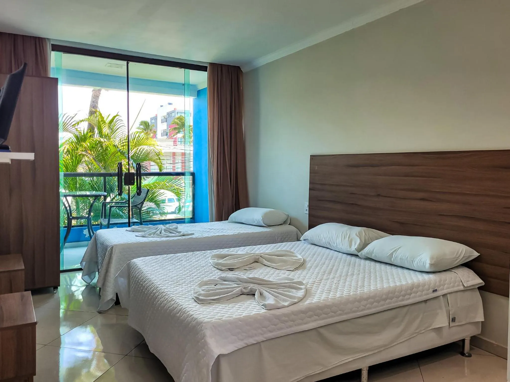 Bed in Pousada Morada Azul