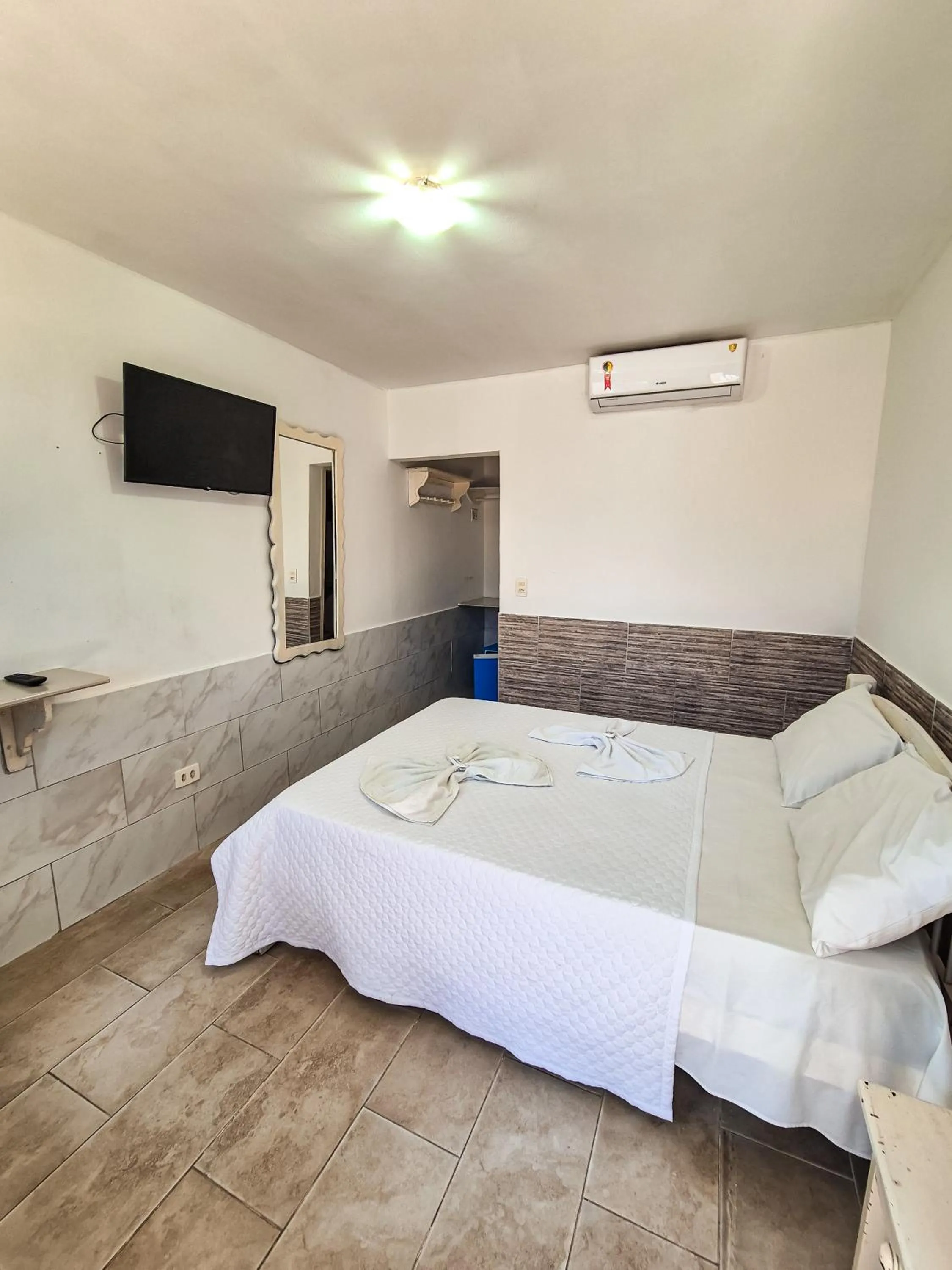 Bed in Pousada Morada Azul