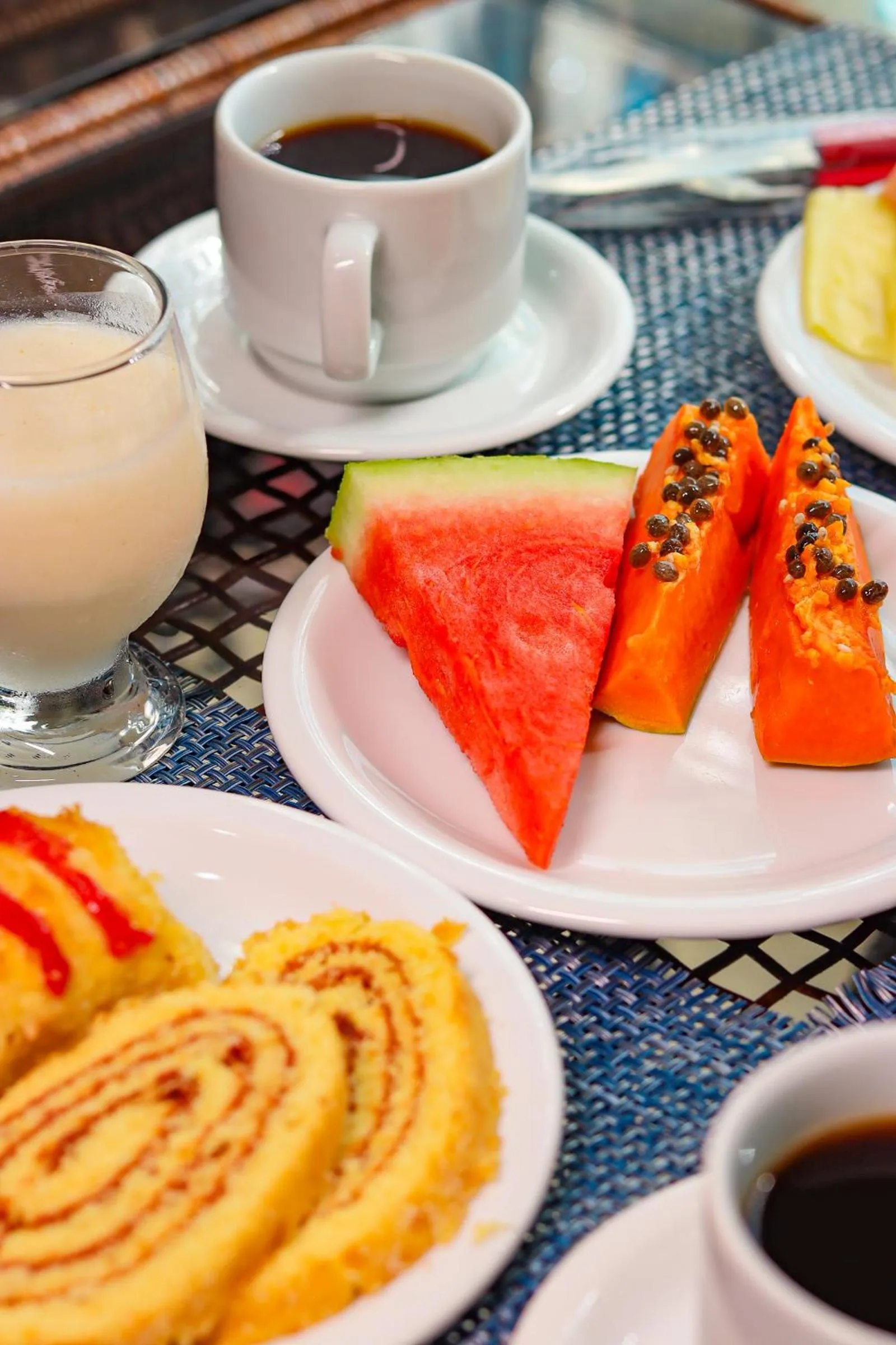 Food and drinks in Pousada Morada Azul