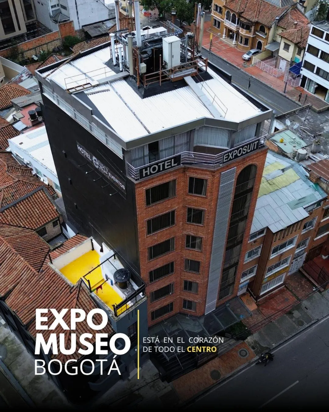 Property building in Hotel City Bog Expo Museo