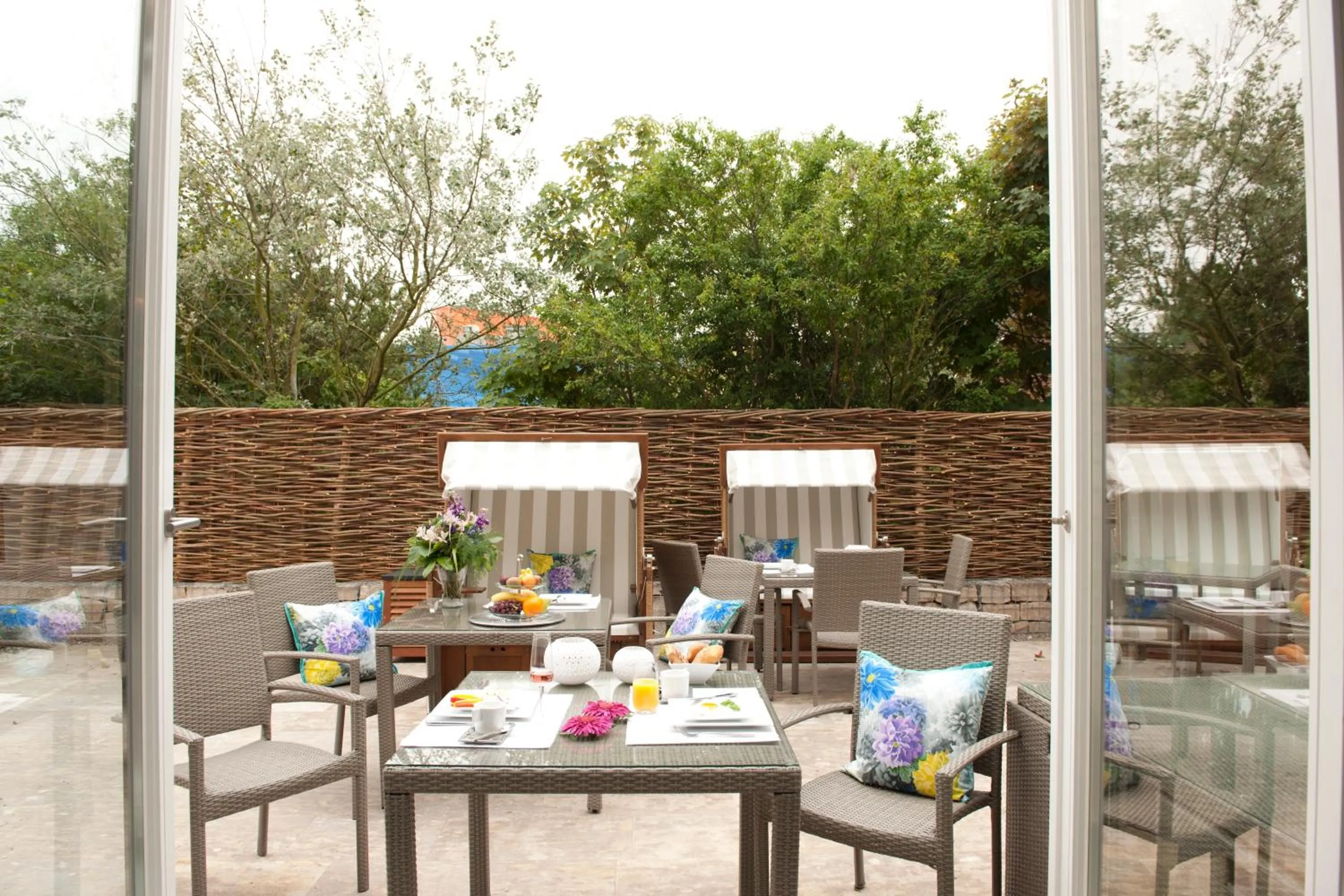 Balcony/Terrace in Hotel STRAND am Königshafen