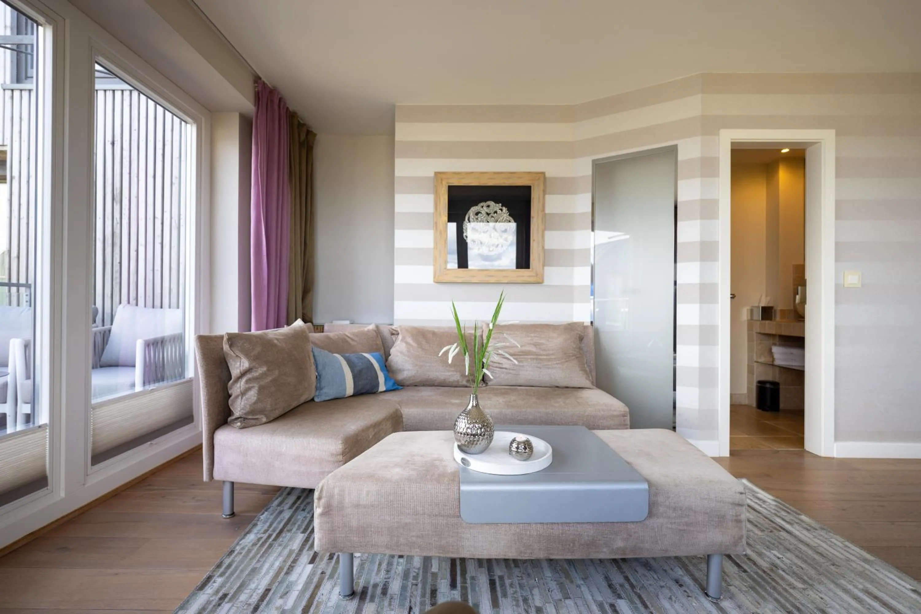 Living room in Hotel STRAND am Königshafen