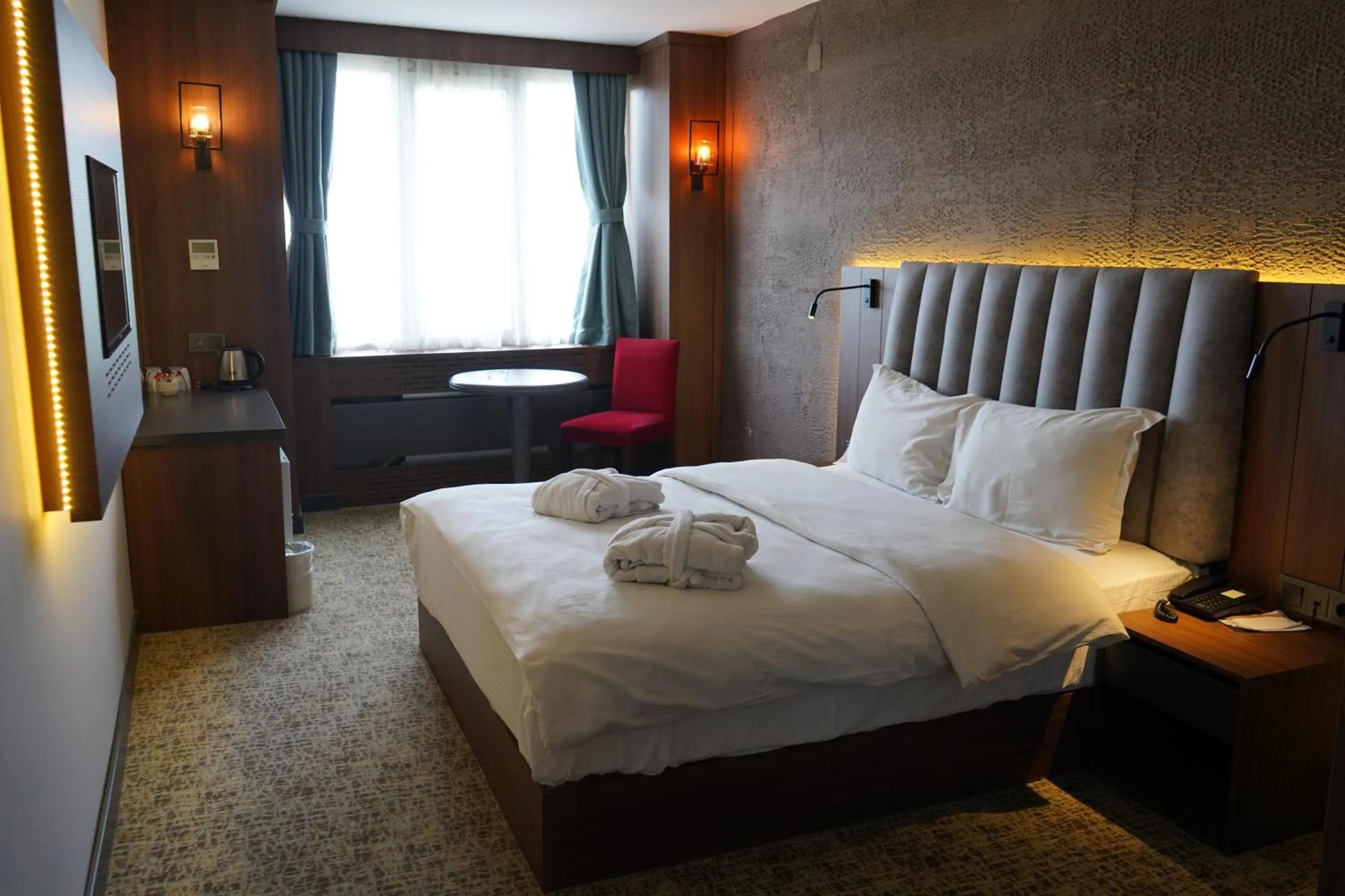 Bed in Hotel Kırcı Termal & Spa