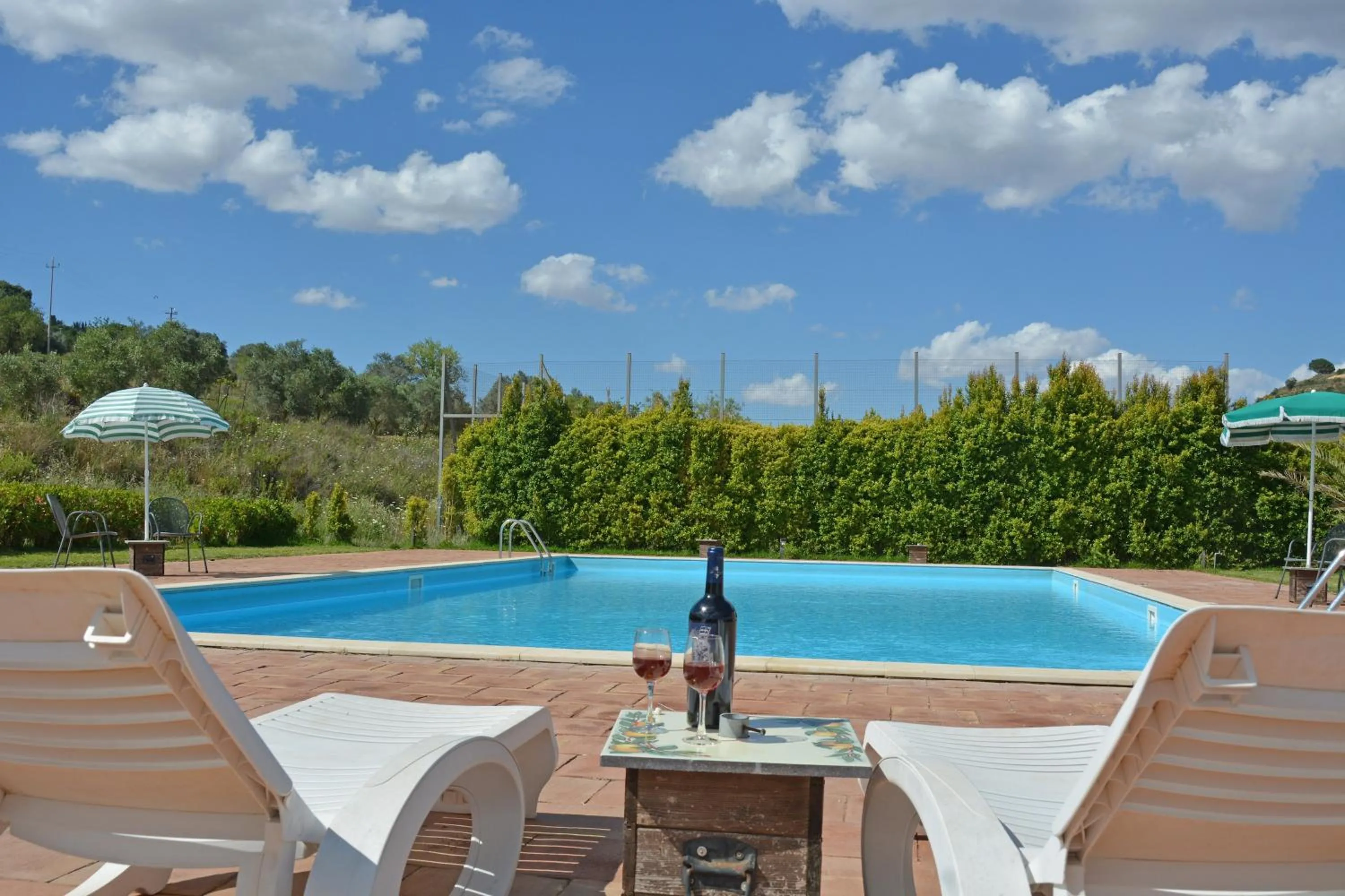 Pool view in Il Casale Delle Rose