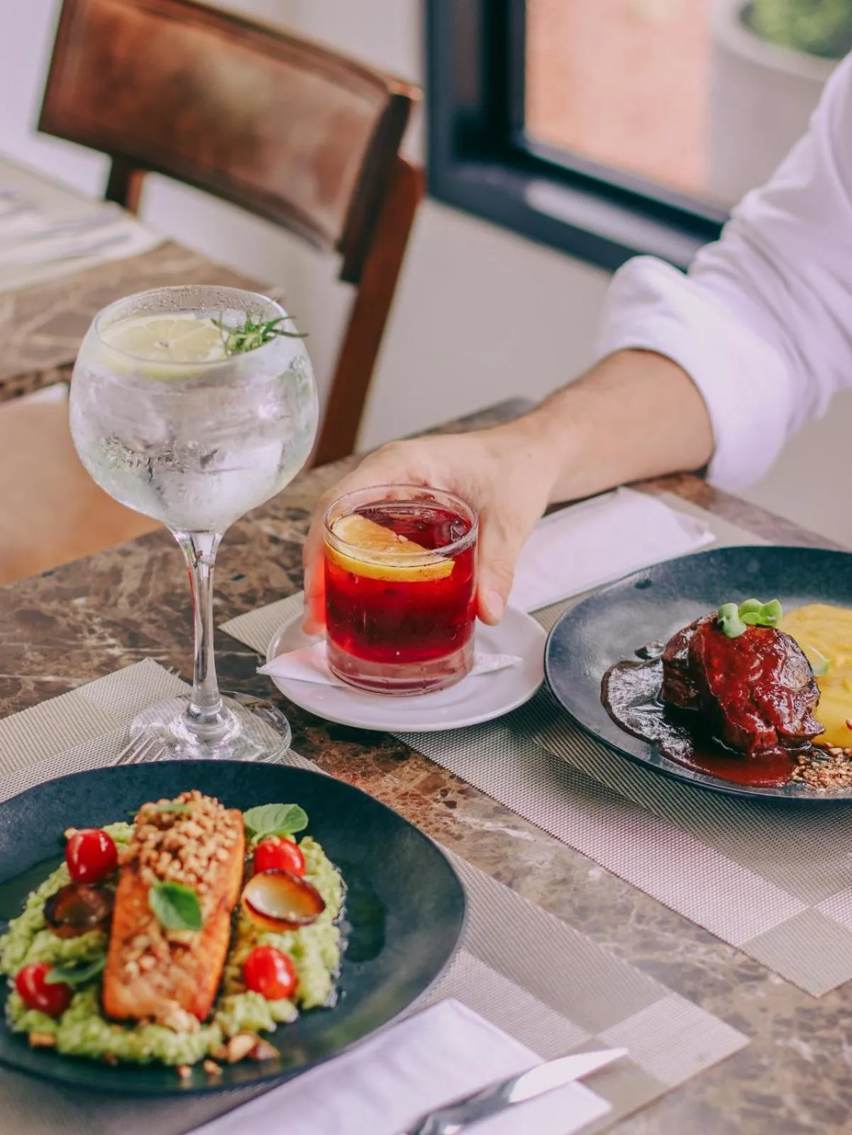 Food in ArtHotel Transamerica Collection