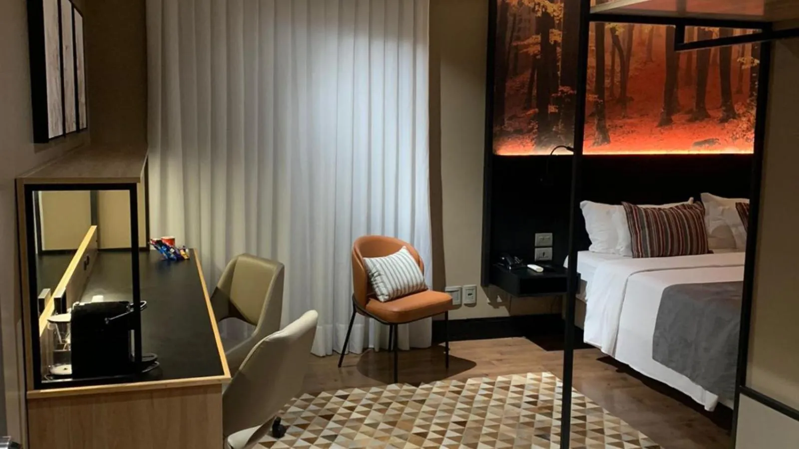 Bedroom, Bed in ArtHotel Transamerica Collection