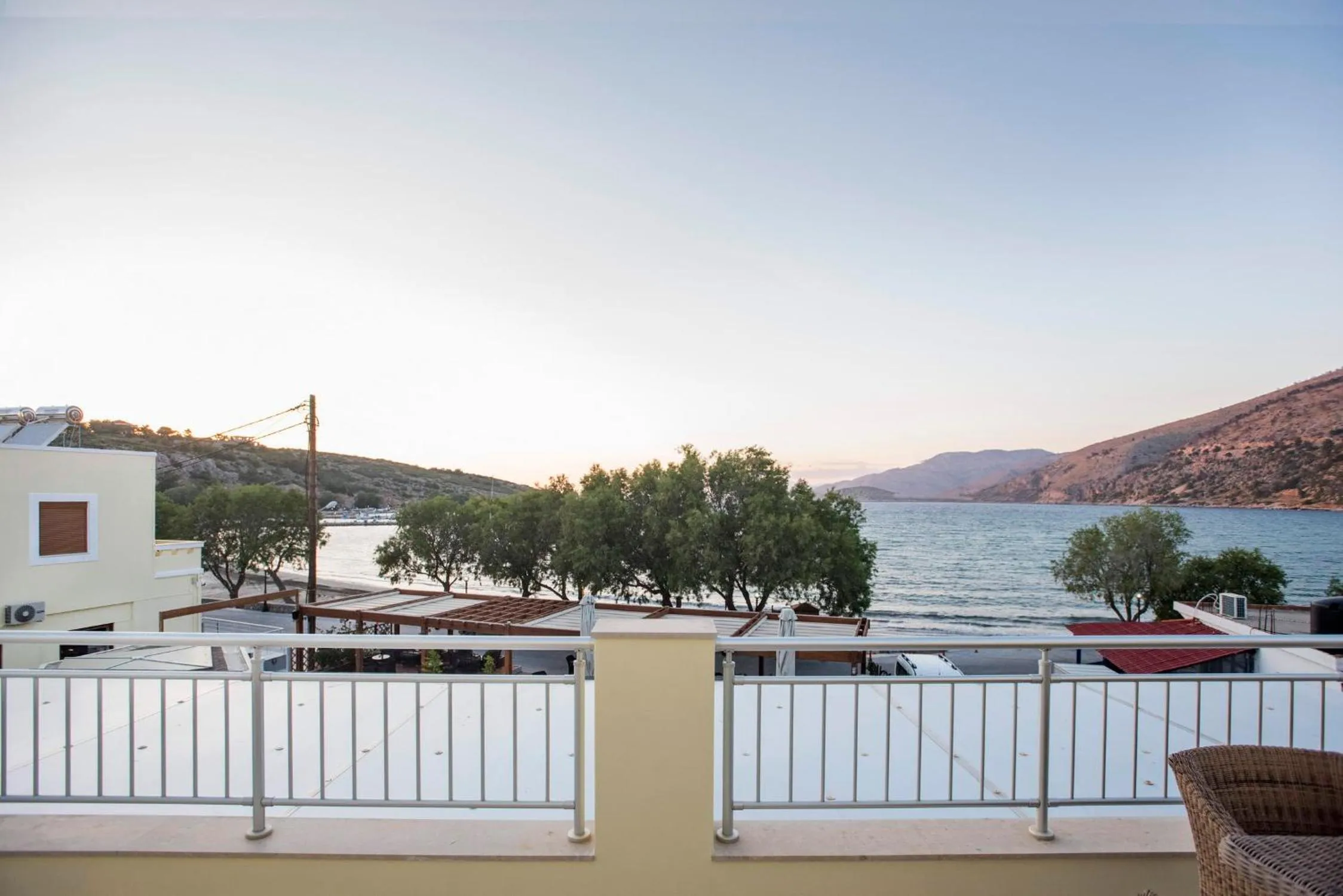 Balcony/Terrace in Almiriki Chios Rooms & Apartments