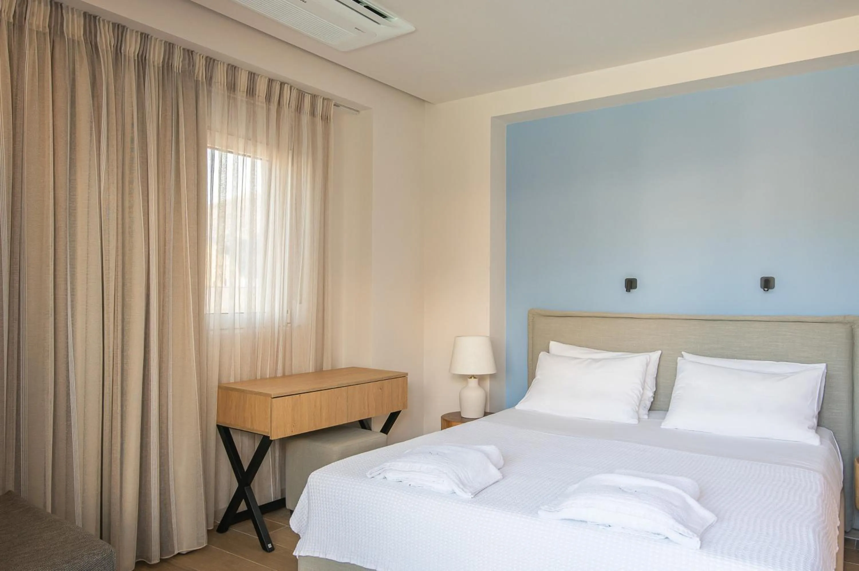 Bedroom, Bed in Almiriki Chios Rooms & Apartments