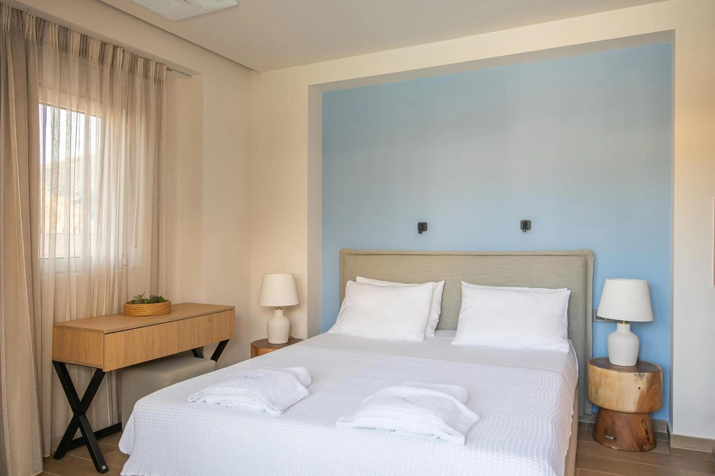 Bedroom, Bed in Almiriki Chios Rooms & Apartments