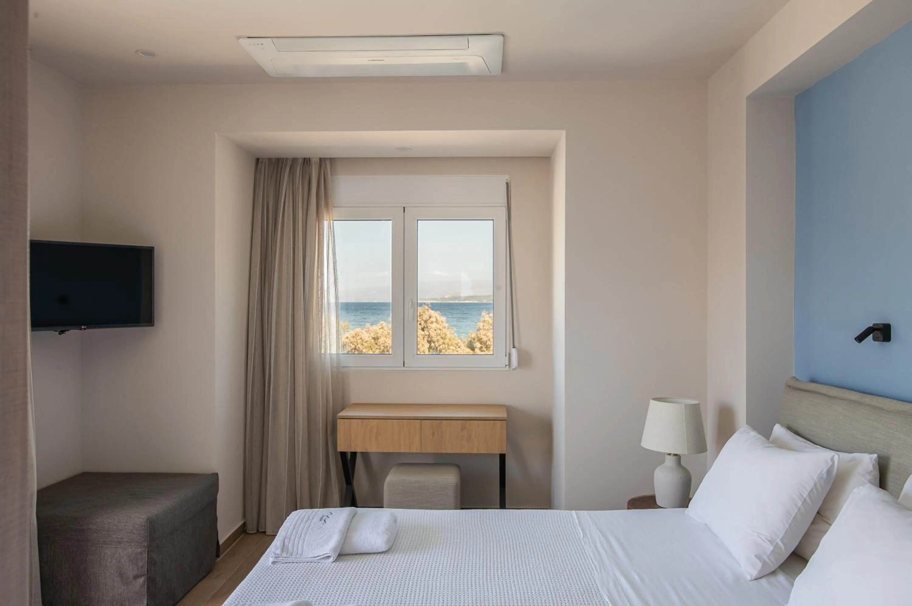 Bedroom, Bed in Almiriki Chios Rooms & Apartments