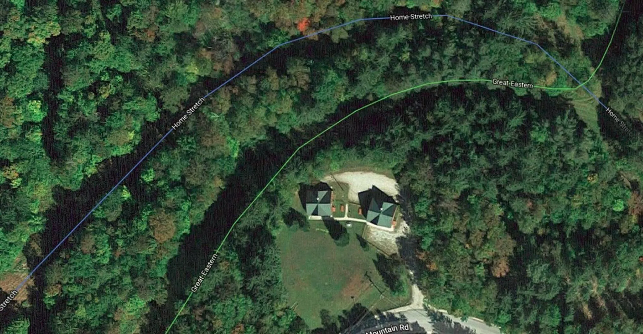 Bird's eye view in Ski in/out Spruce Glen Townhomes on Great Eastern Trail