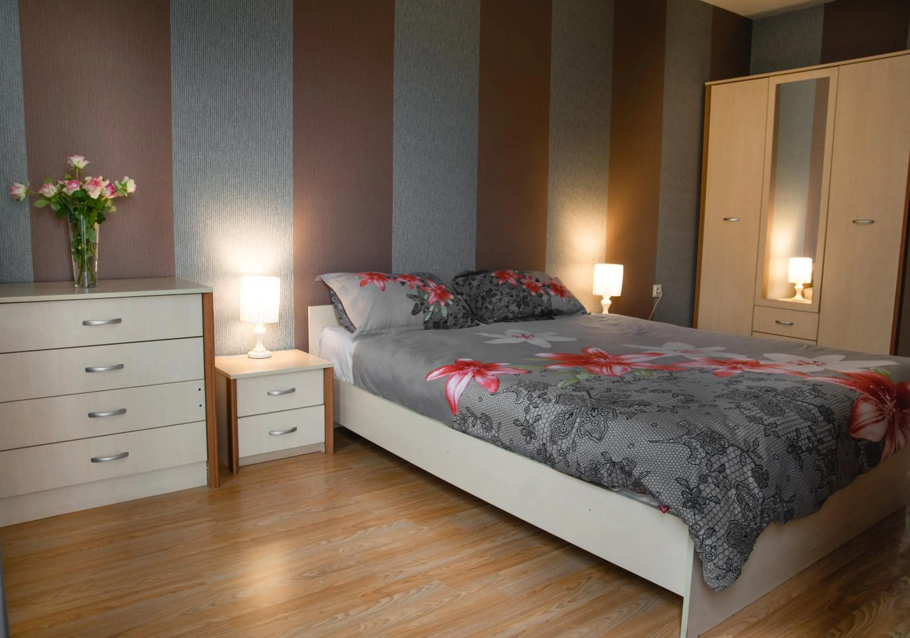 Bed in Sofia Central Hotel Apartments