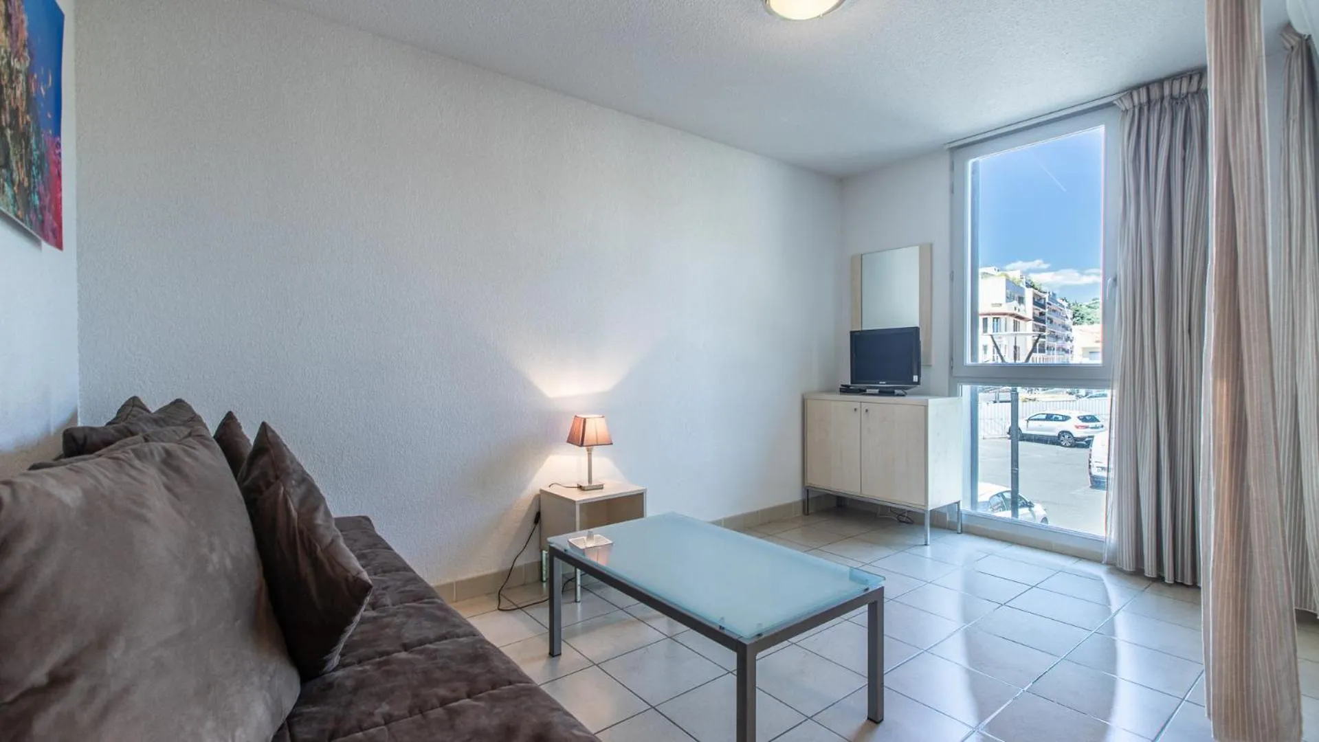 Living room in Vacancéole - Résidence Le Crystal