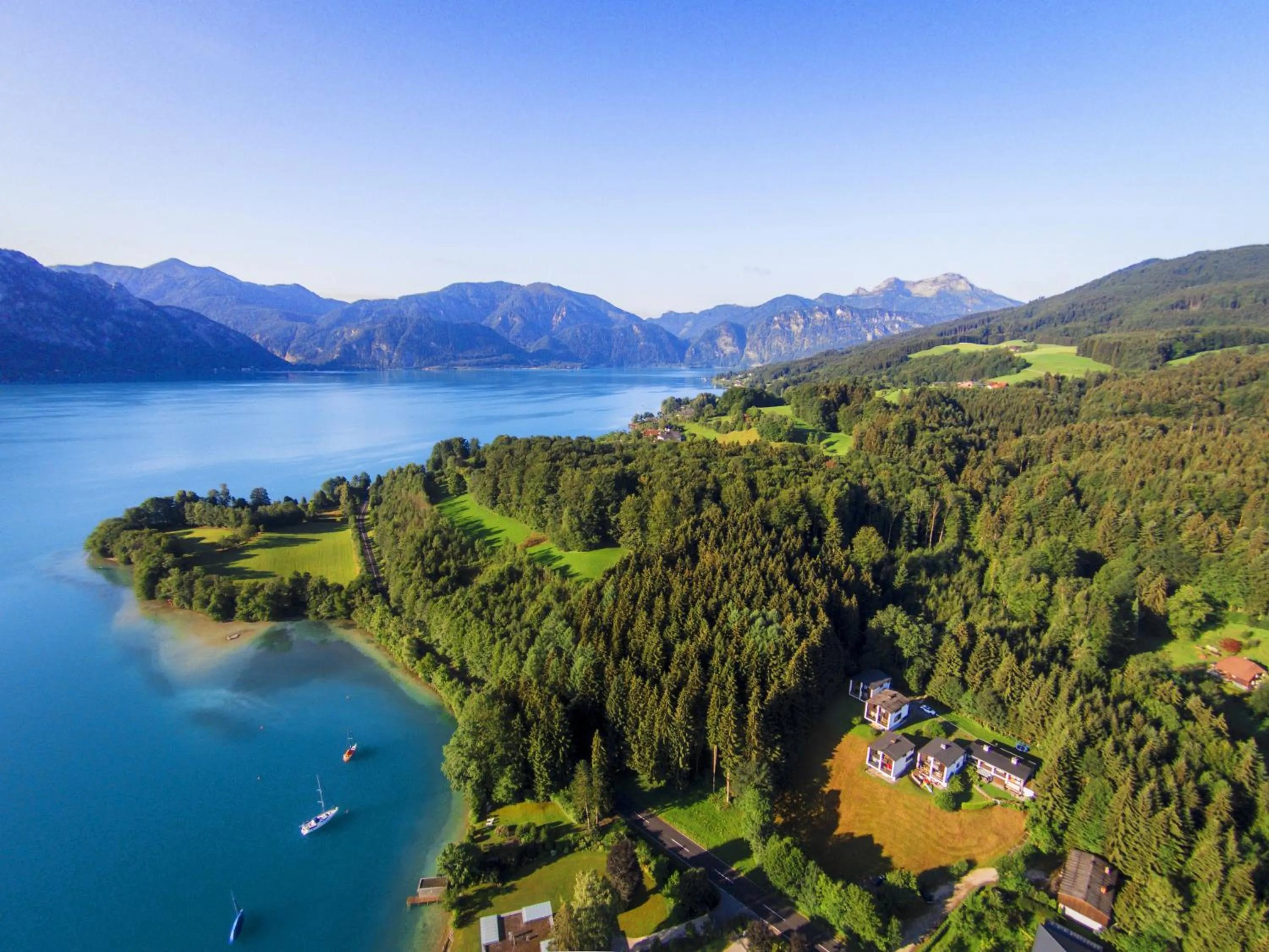 Natural landscape in Hotel Stadler am Attersee