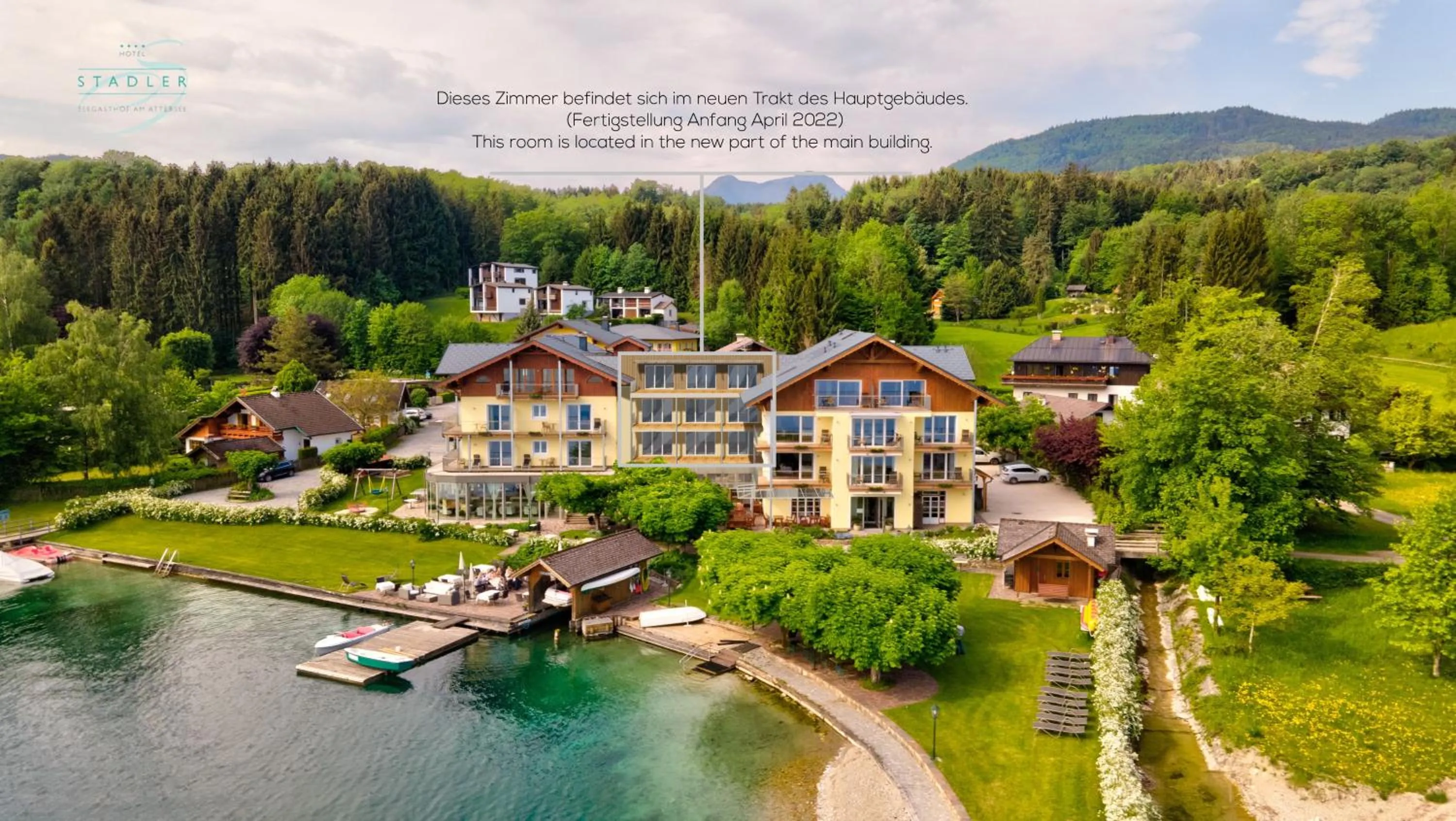 Bird's eye view in Hotel Stadler am Attersee
