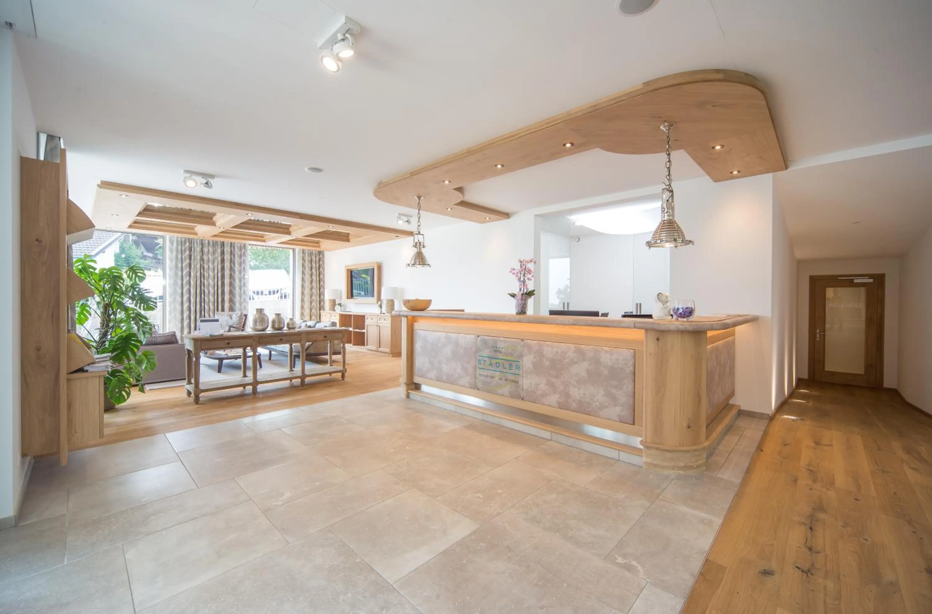 Lobby or reception in Hotel Stadler am Attersee