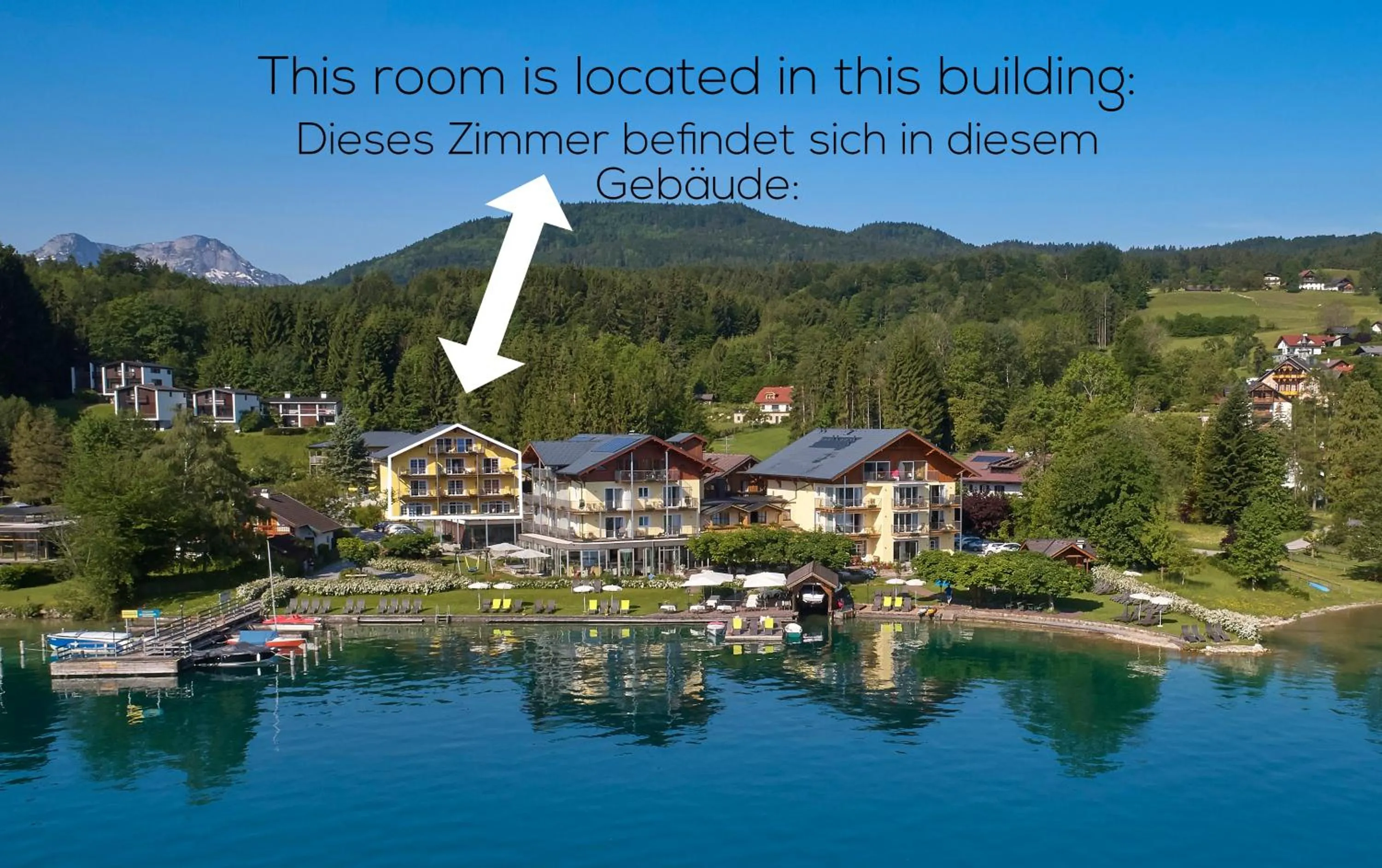 Bird's eye view in Hotel Stadler am Attersee