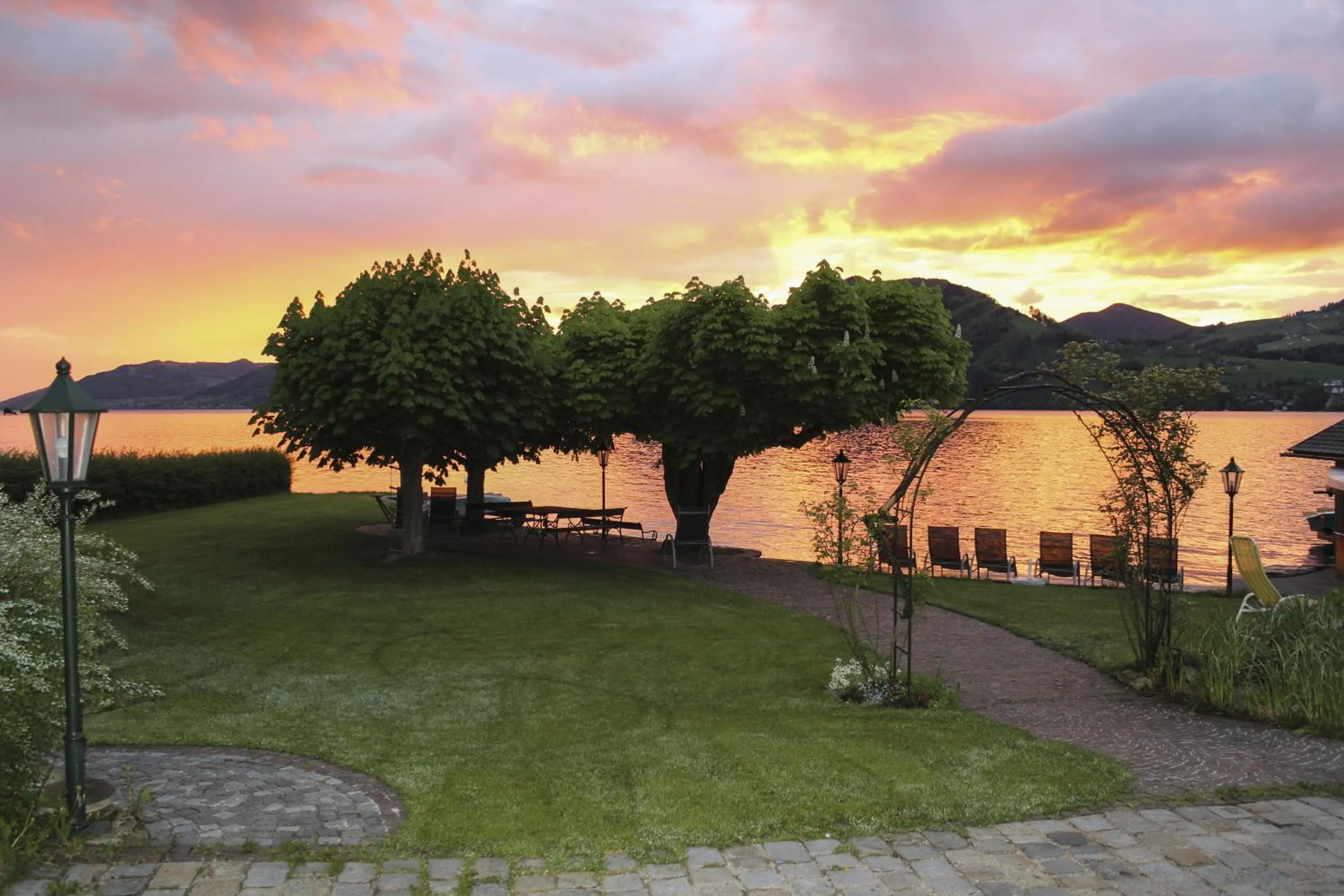 Garden in Hotel Stadler am Attersee
